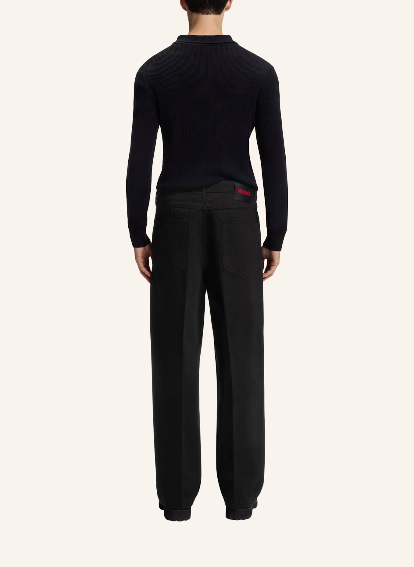 HUGO Jeans HUGO 249/1 Relaxed Fit: SCHWARZ