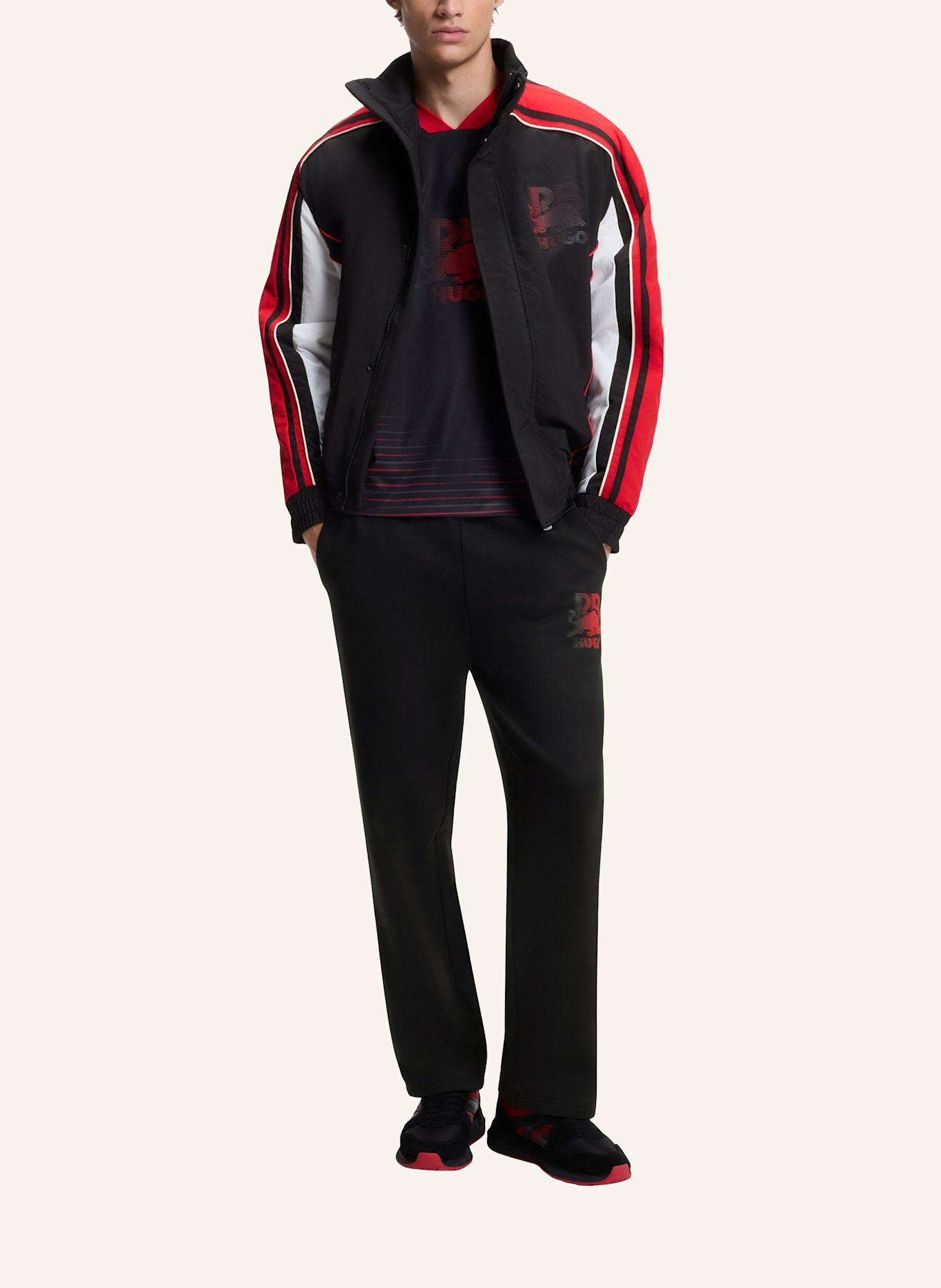 HUGO Sweatpants DOLGER_RB Relaxed Fit: SCHWARZ