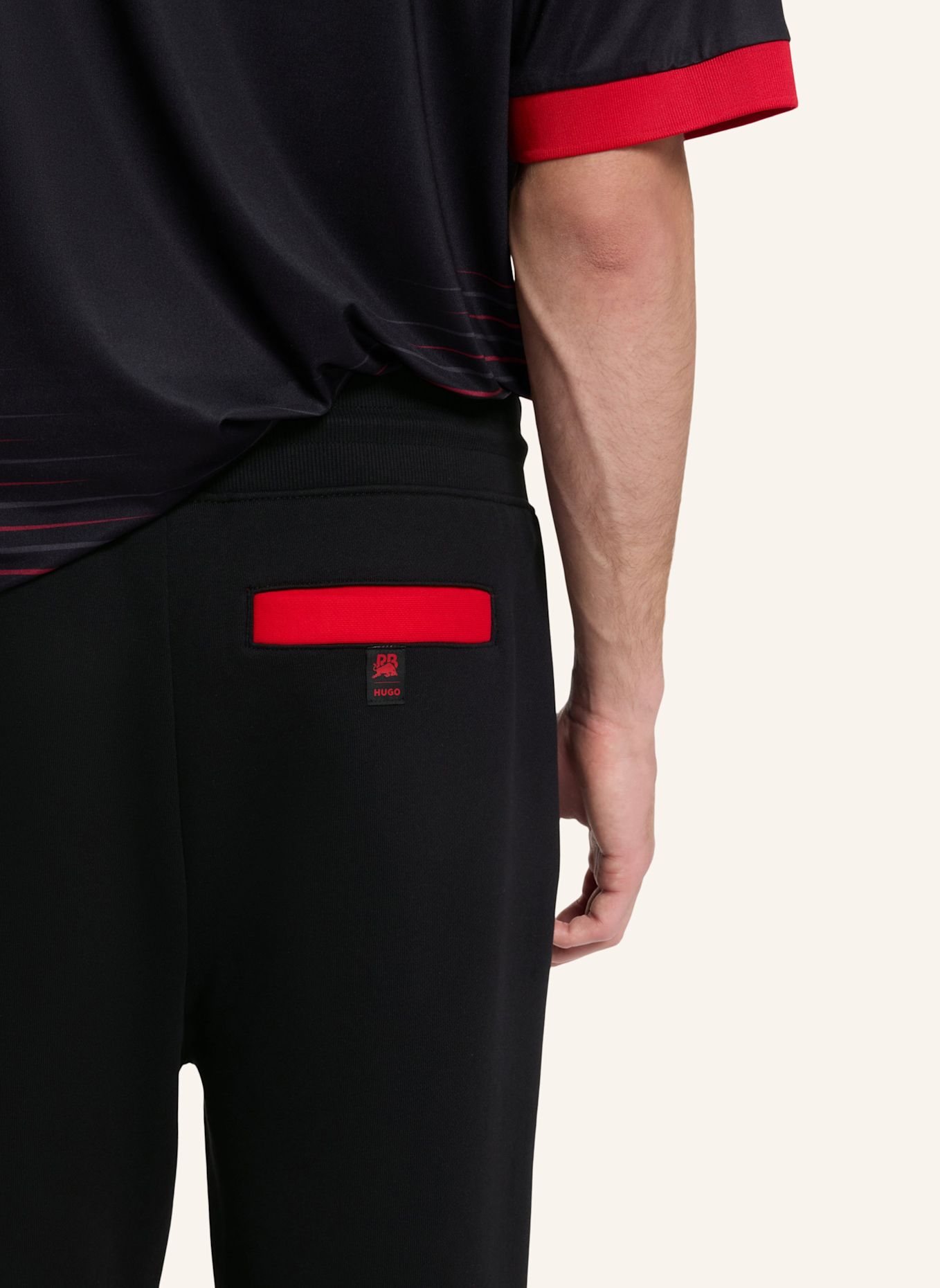 HUGO Sweatpants DOLGER_RB Relaxed Fit: SCHWARZ