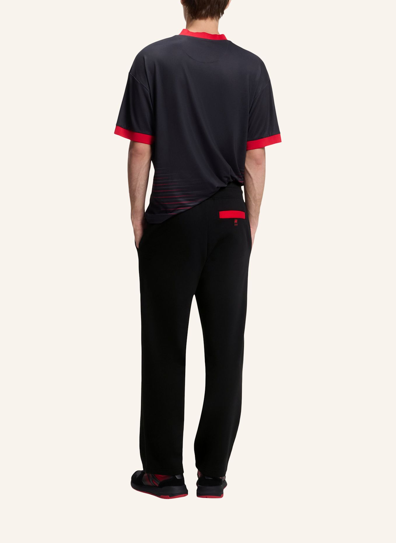 HUGO Sweatpants DOLGER_RB Relaxed Fit: SCHWARZ