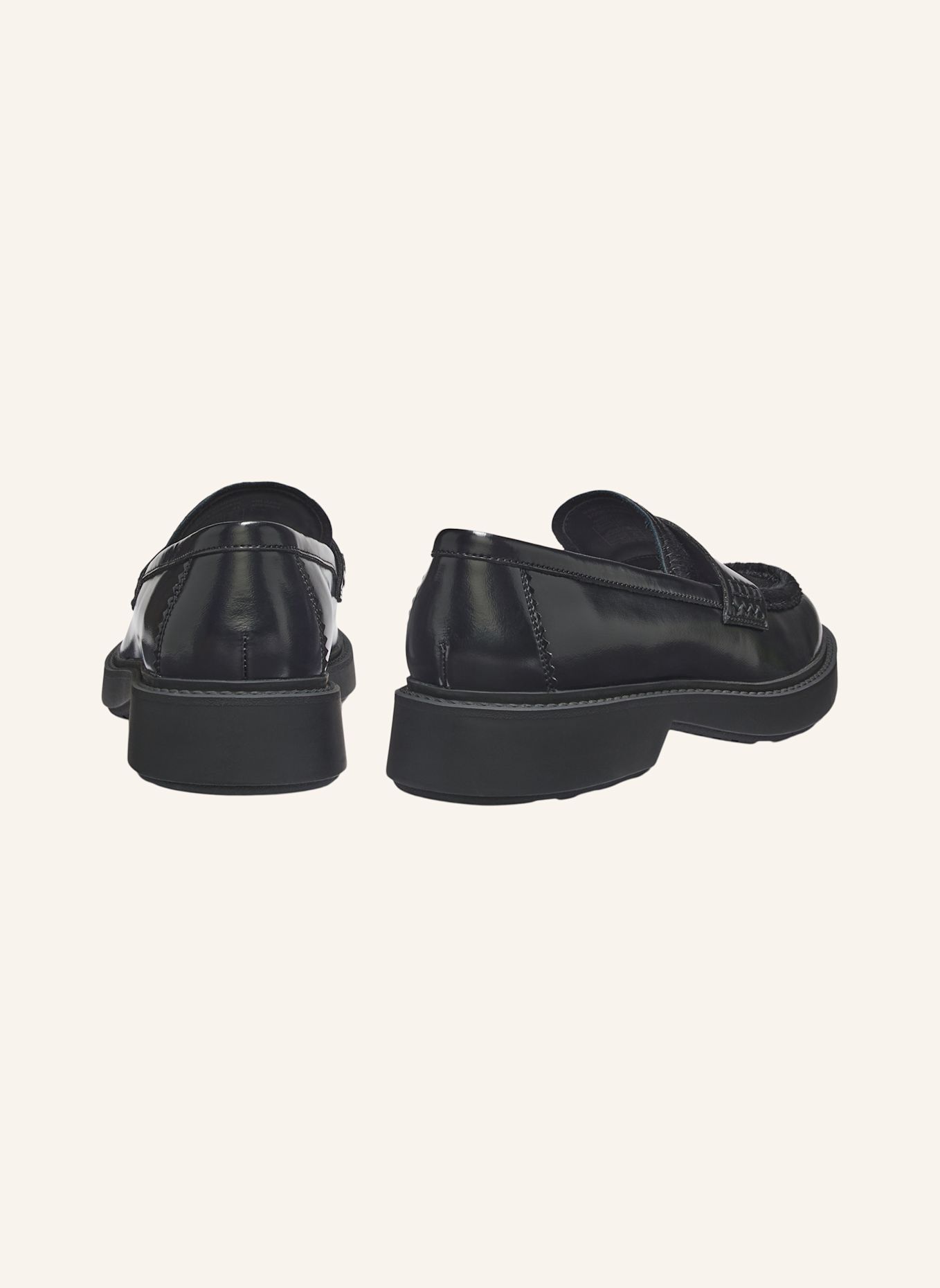 HUGO Flacher Schuh ANGEY_MOCC_ALTPH: SCHWARZ