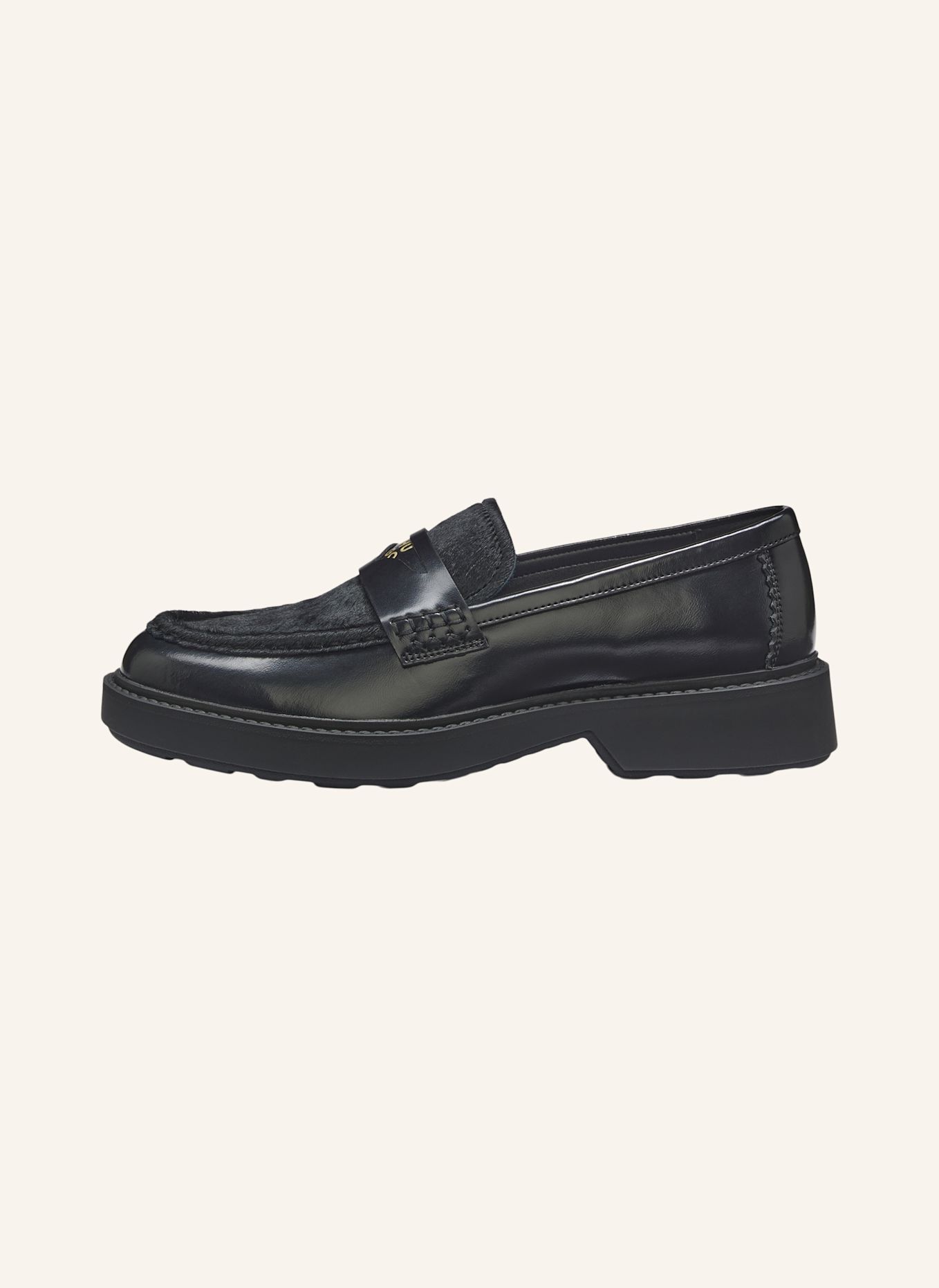 HUGO Flacher Schuh ANGEY_MOCC_ALTPH: SCHWARZ