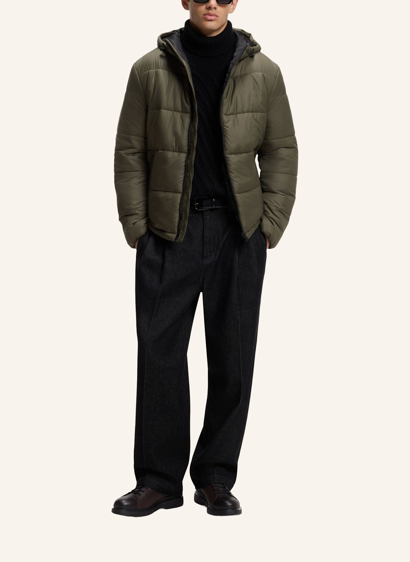 HUGO Jacke BEAZLY2641 Regular Fit: KHAKI