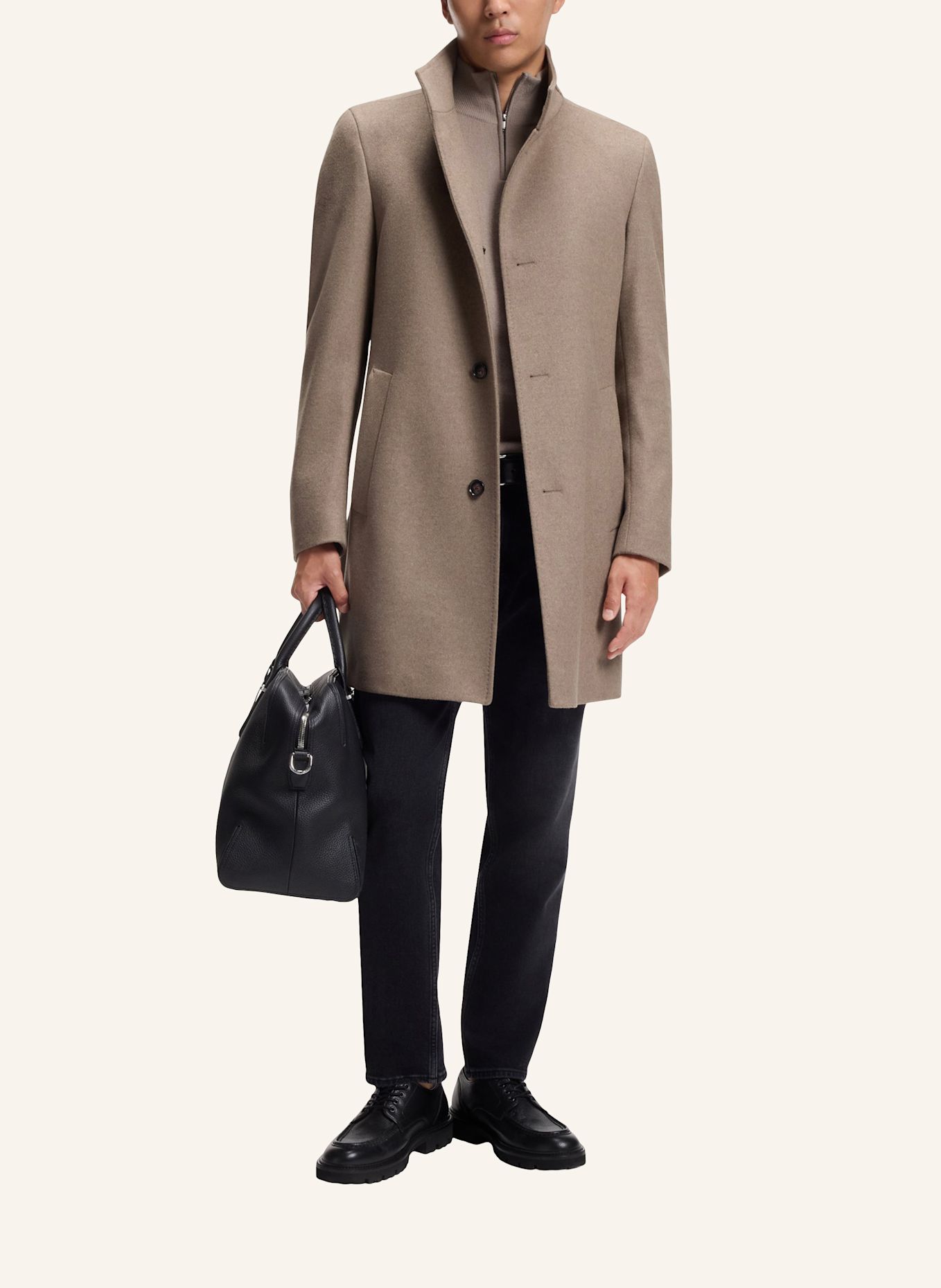 BOSS Mantel H-HYDE-SU-264 Slim Fit: BRAUN