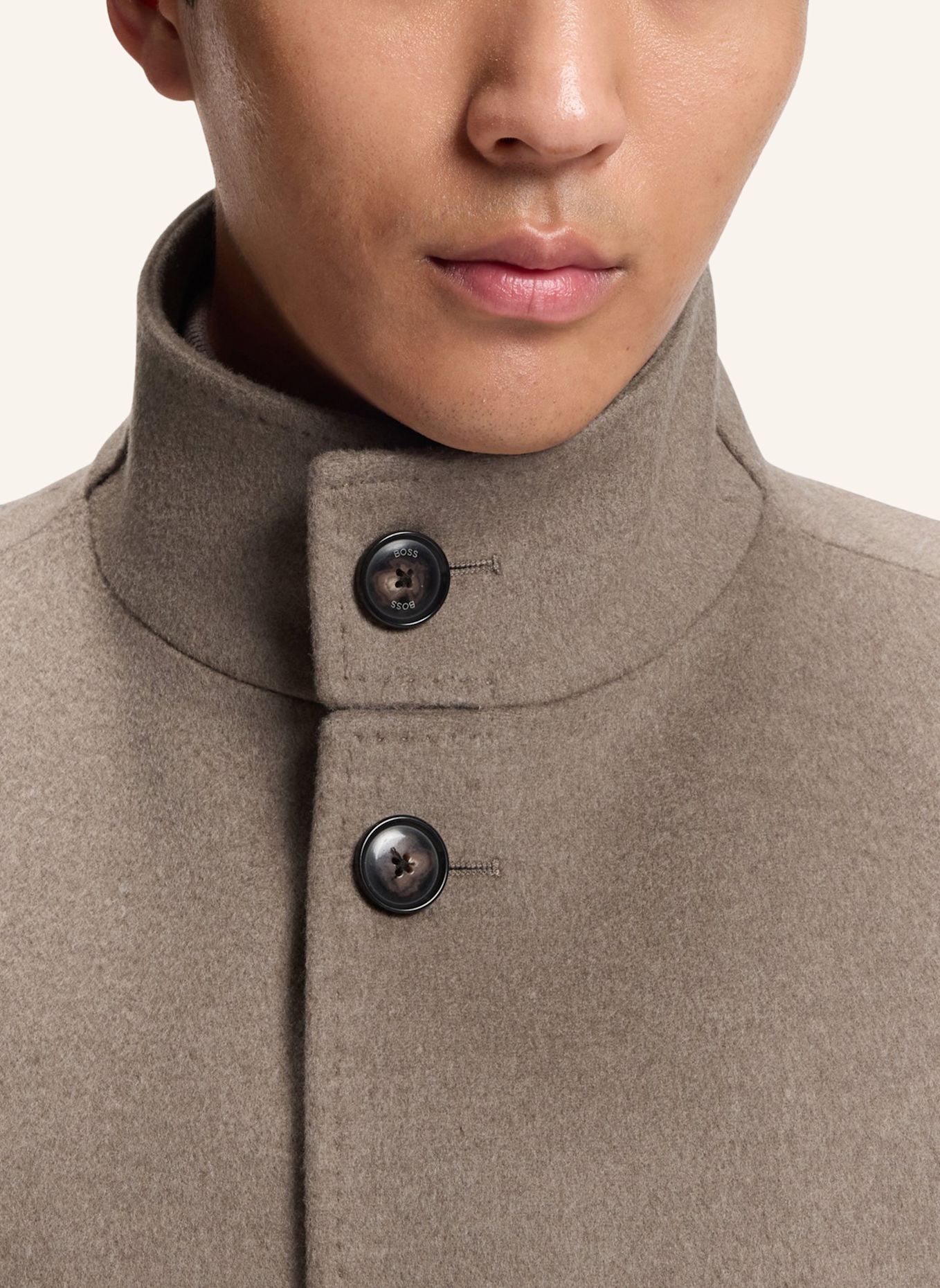 BOSS Mantel H-HYDE-SU-264 Slim Fit: BRAUN