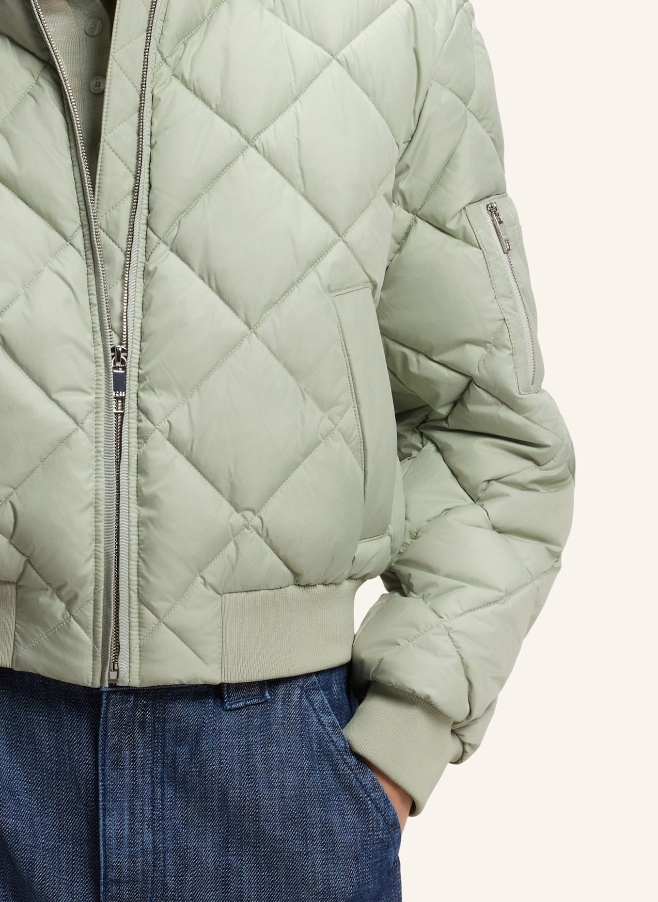 BOSS Jacke POSEN Regular Fit: GRÜN