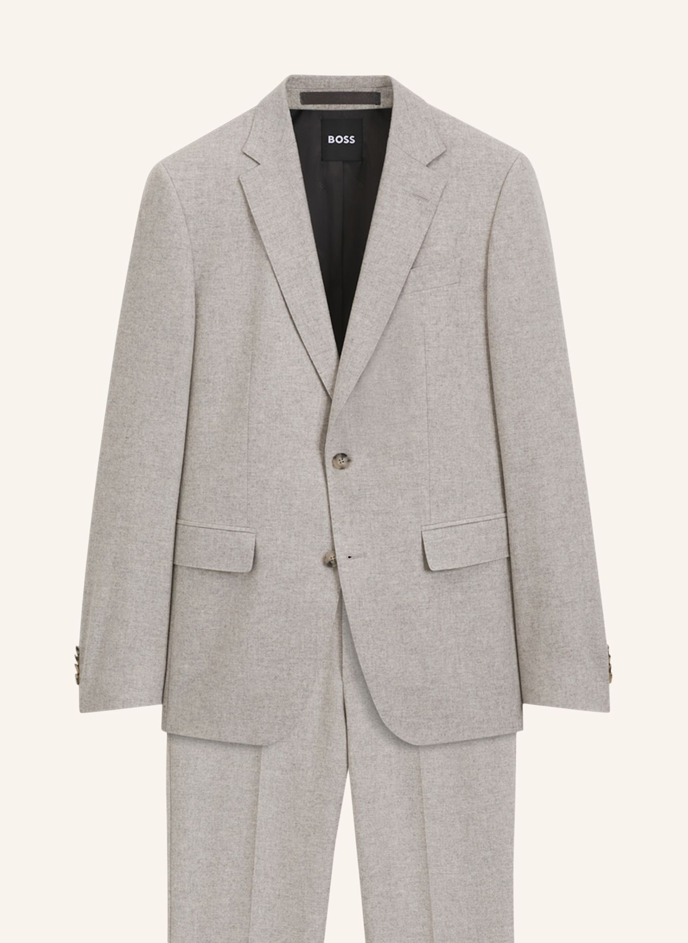 BOSS Anzug H-HUGE-2PCS-263 Slim Fit: BRAUN