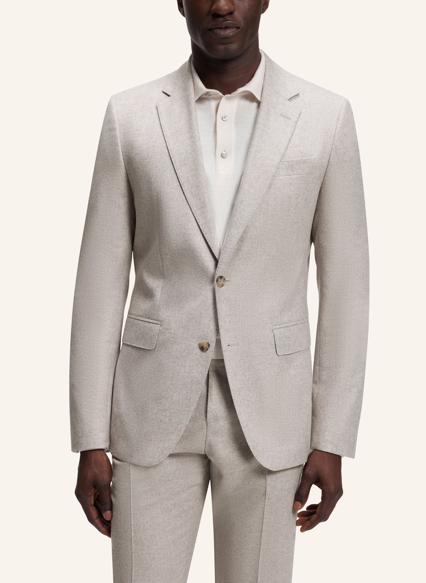 BOSS Anzug H-HUGE-2PCS-263 Slim Fit: BRAUN