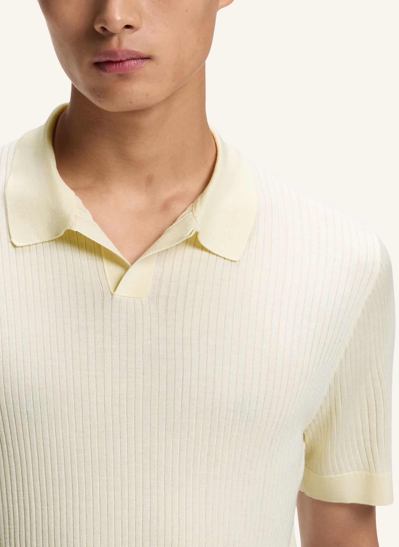 BOSS Pullover L-LAGONE Regular Fit: HELLGELB