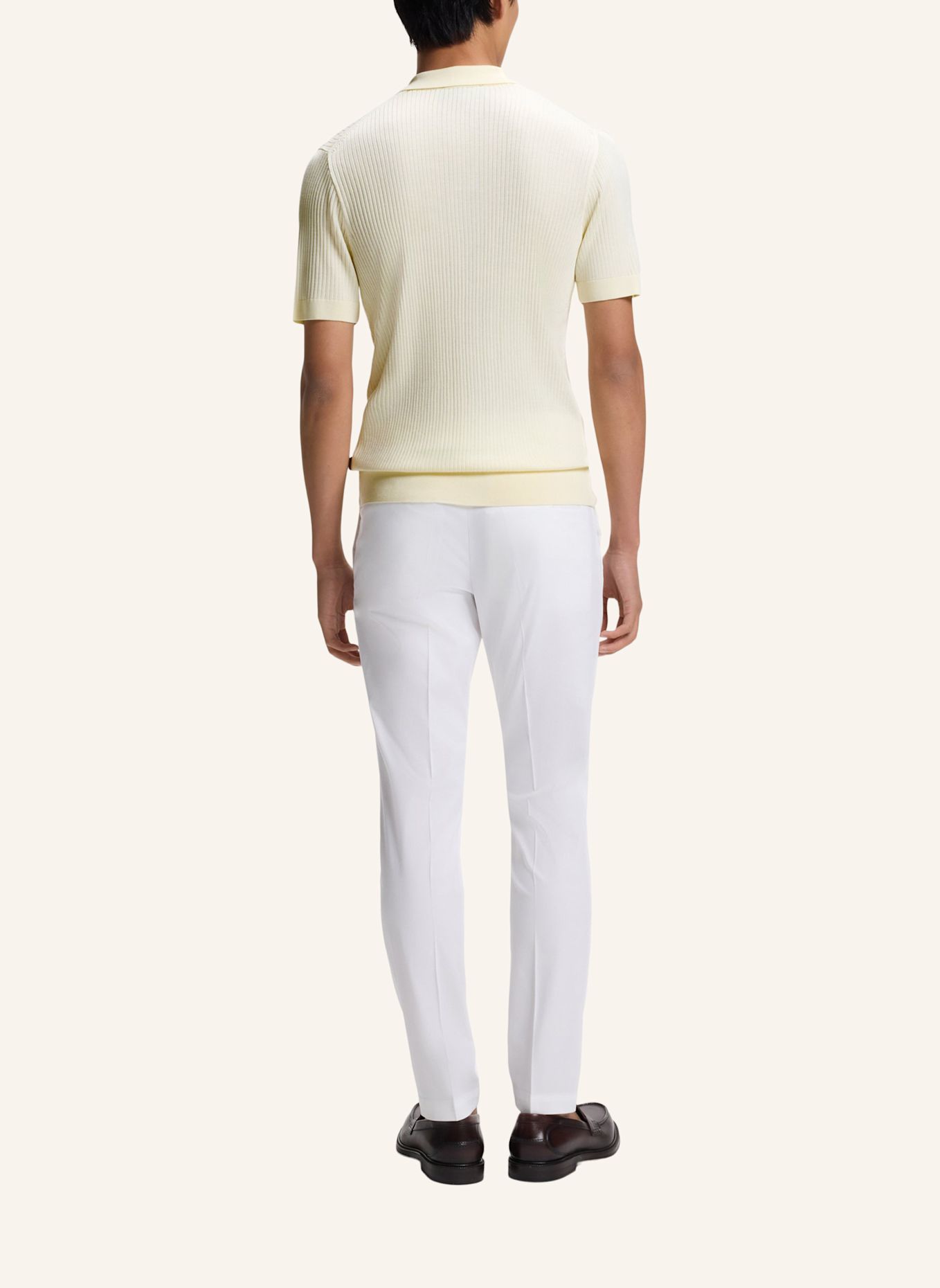 BOSS Pullover L-LAGONE Regular Fit: HELLGELB