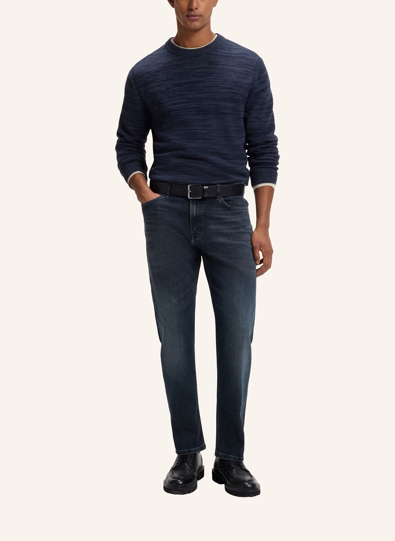 BOSS Jeans RE.MAINE BO Regular Fit: DUNKELBLAU