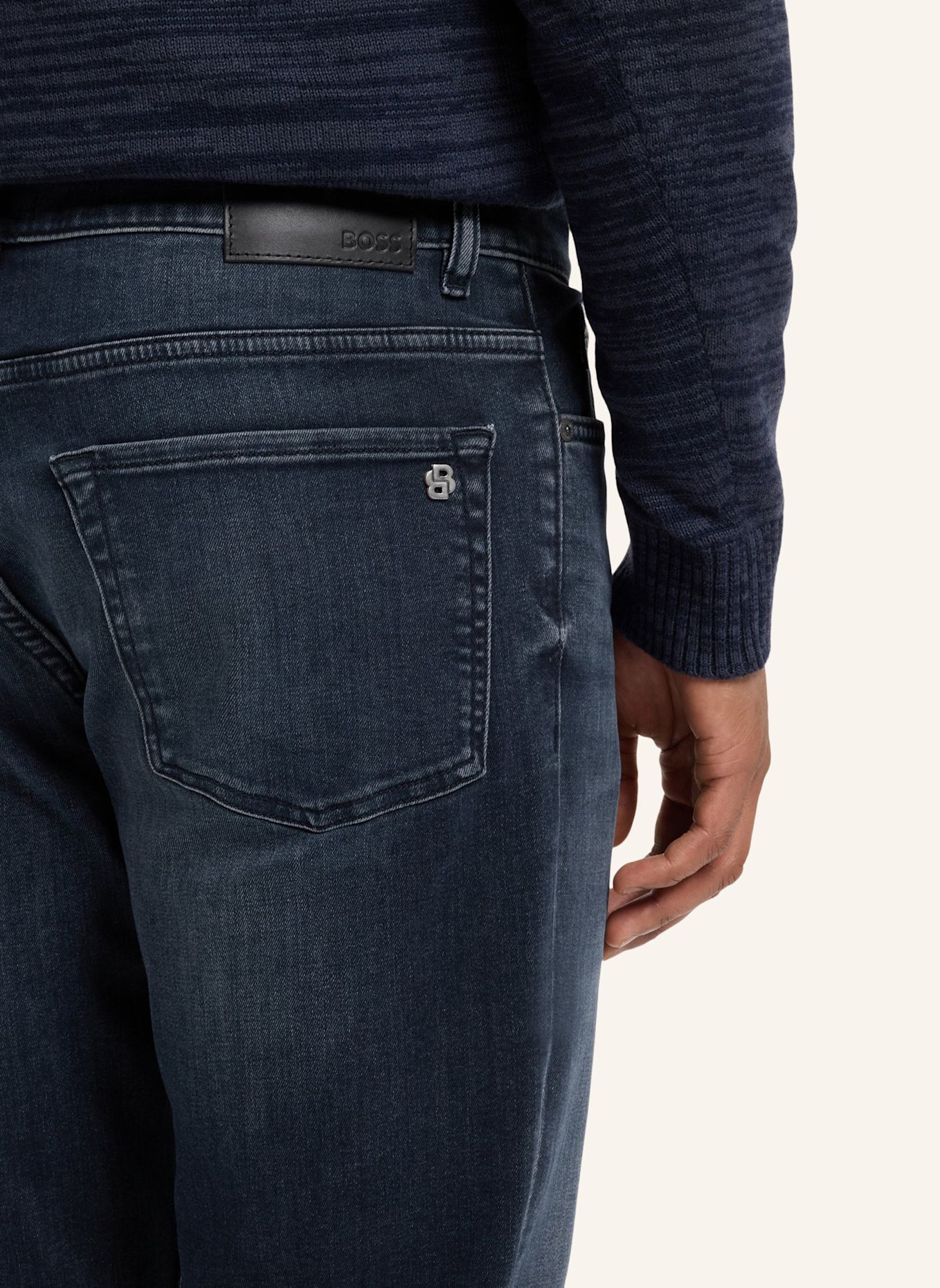 BOSS Jeans RE.MAINE BO Regular Fit: DUNKELBLAU