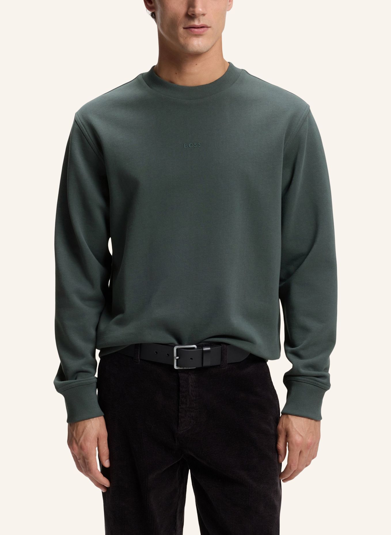 BOSS Sweatshirt WESMALLCREW: GRÜN