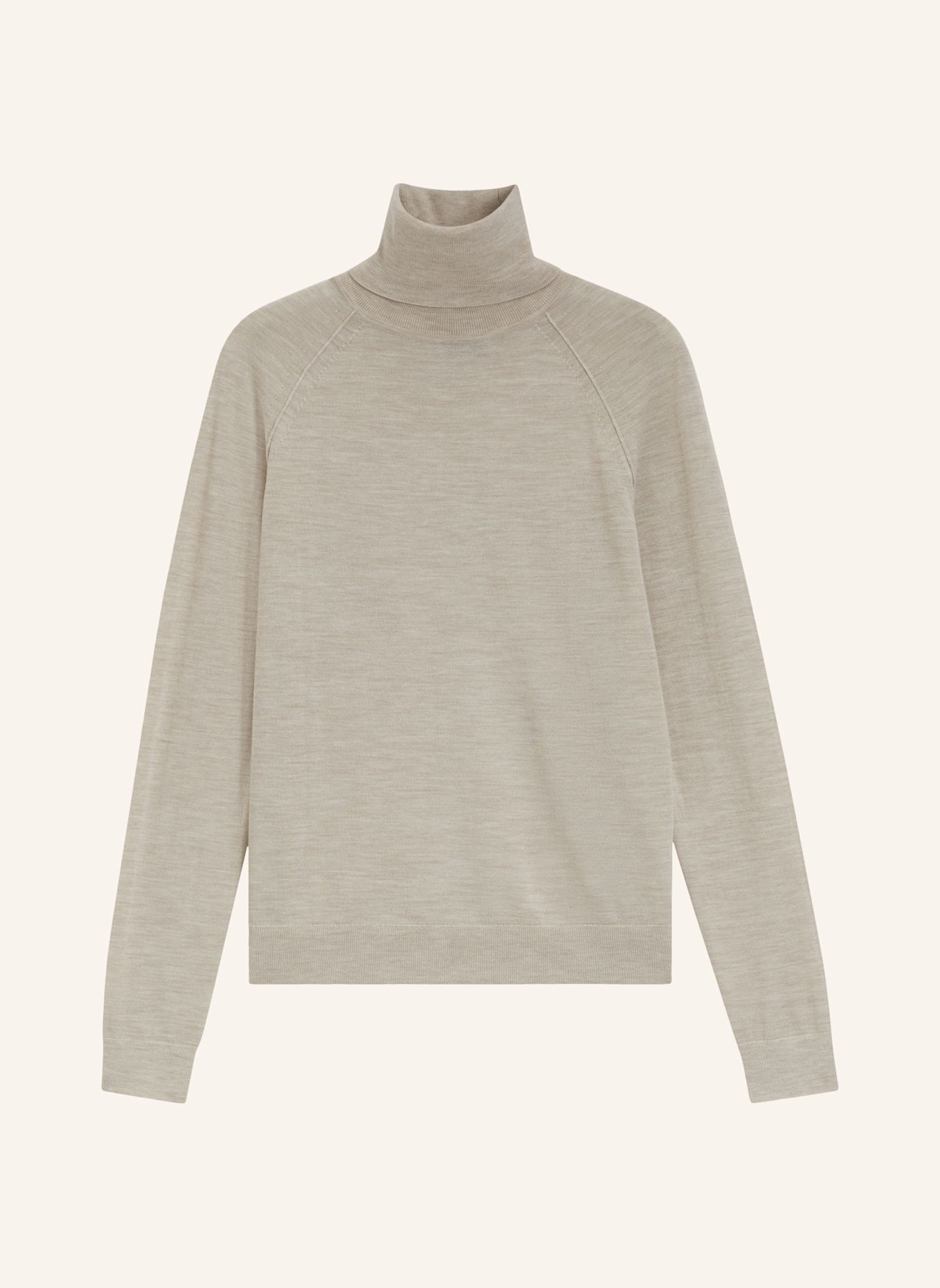 BOSS Rollkragenpullover FRIZANI: WEISS