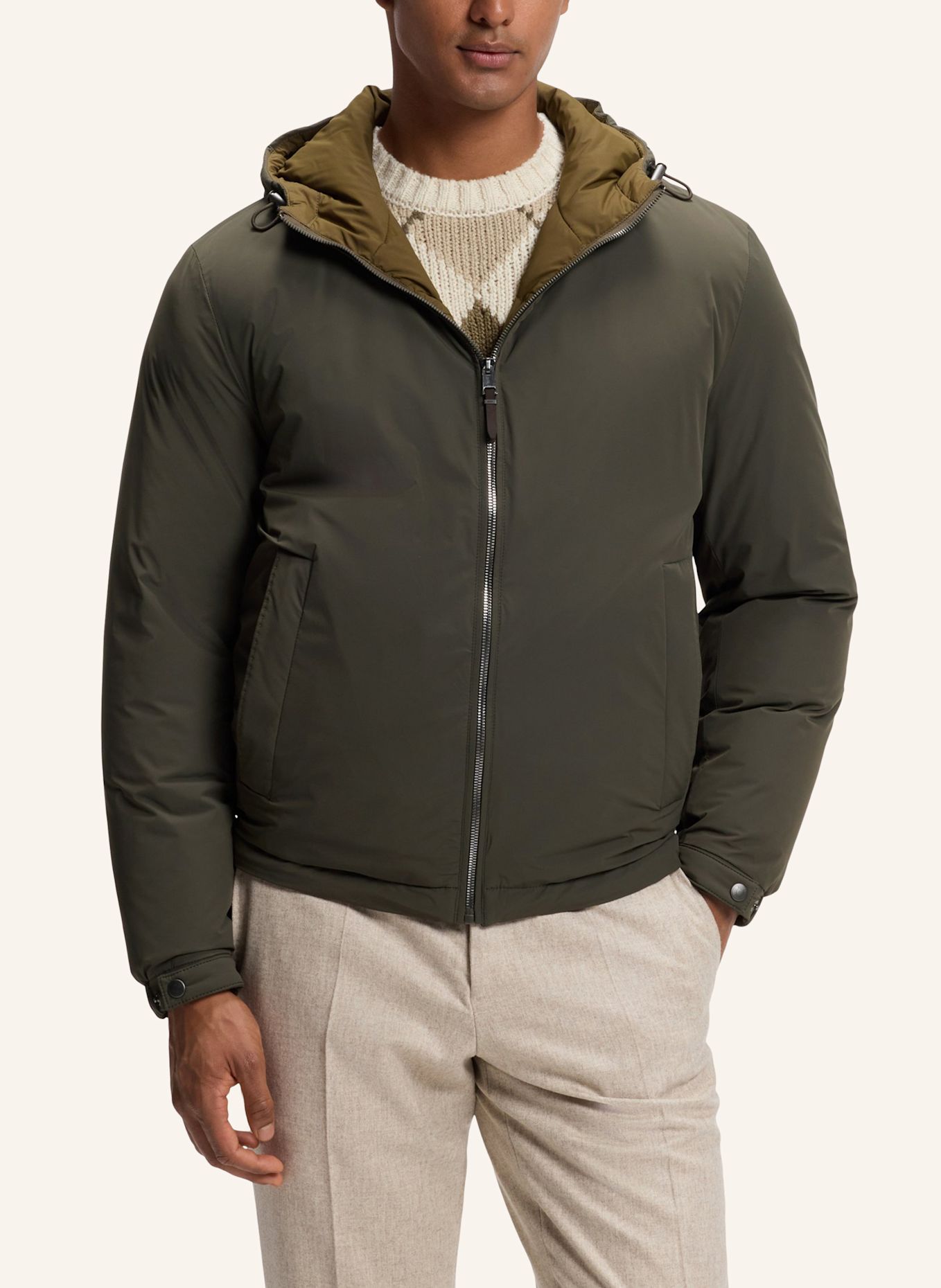 BOSS Jacke L-DOCLIN: GRÜN