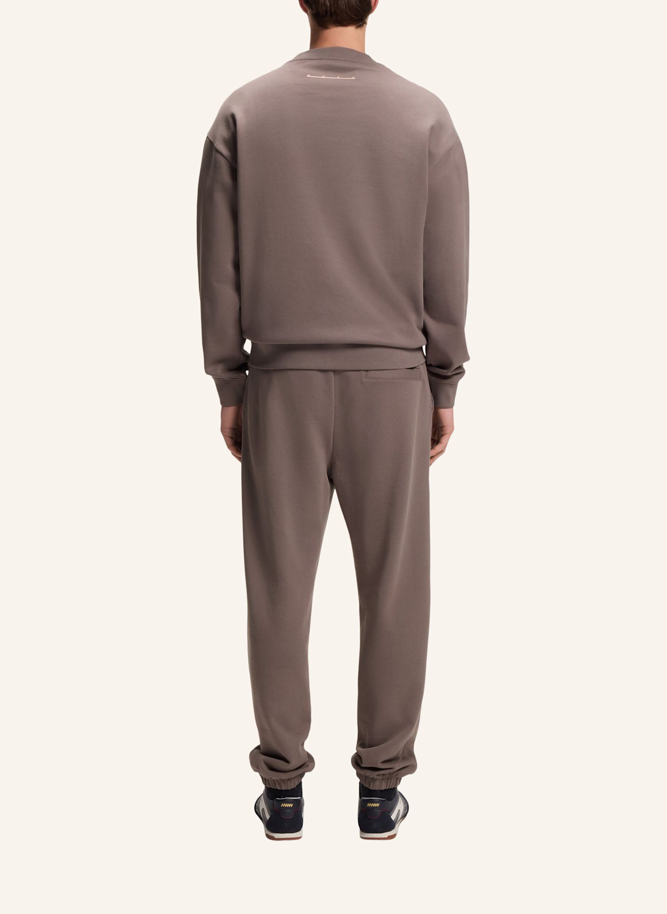 HUGO Sweatshirt DATRISWEAT Relaxed Fit: BRAUN