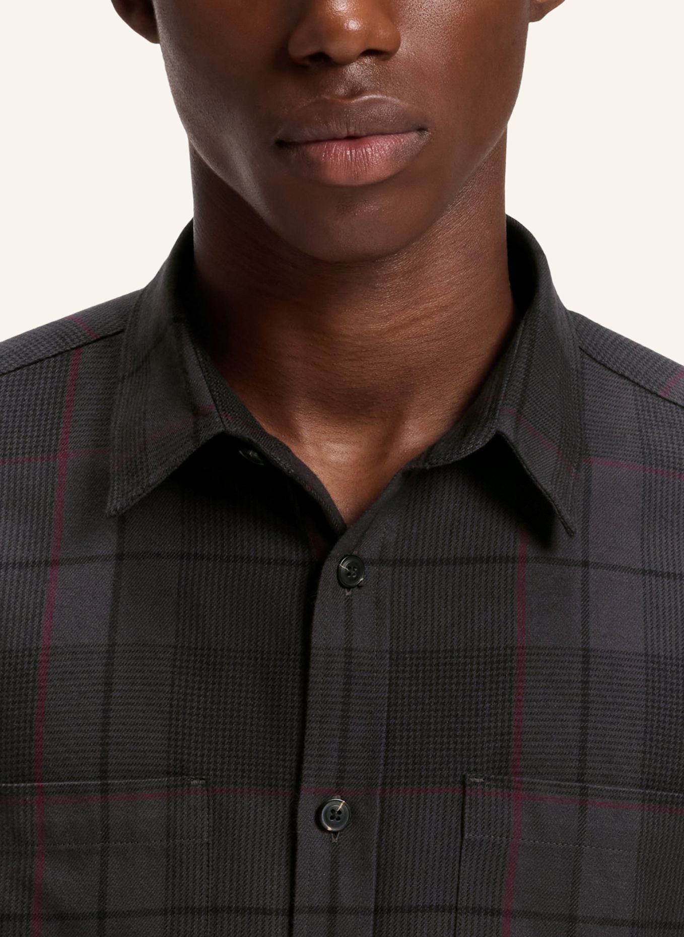 HUGO Hemd EGRIN Relaxed Fit: BRAUN