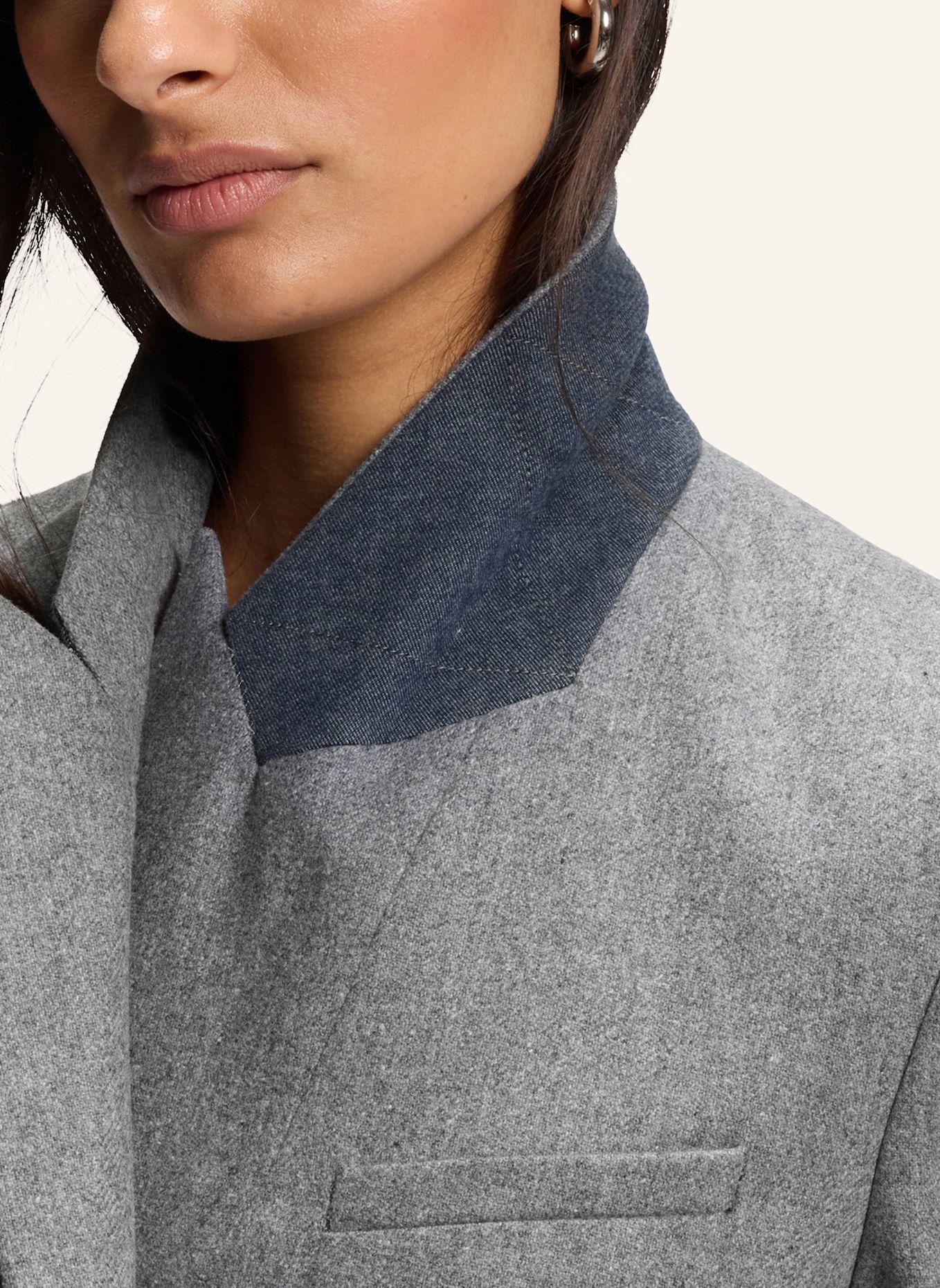 BOSS Blazer JALETO13 Regular Fit: GRAU