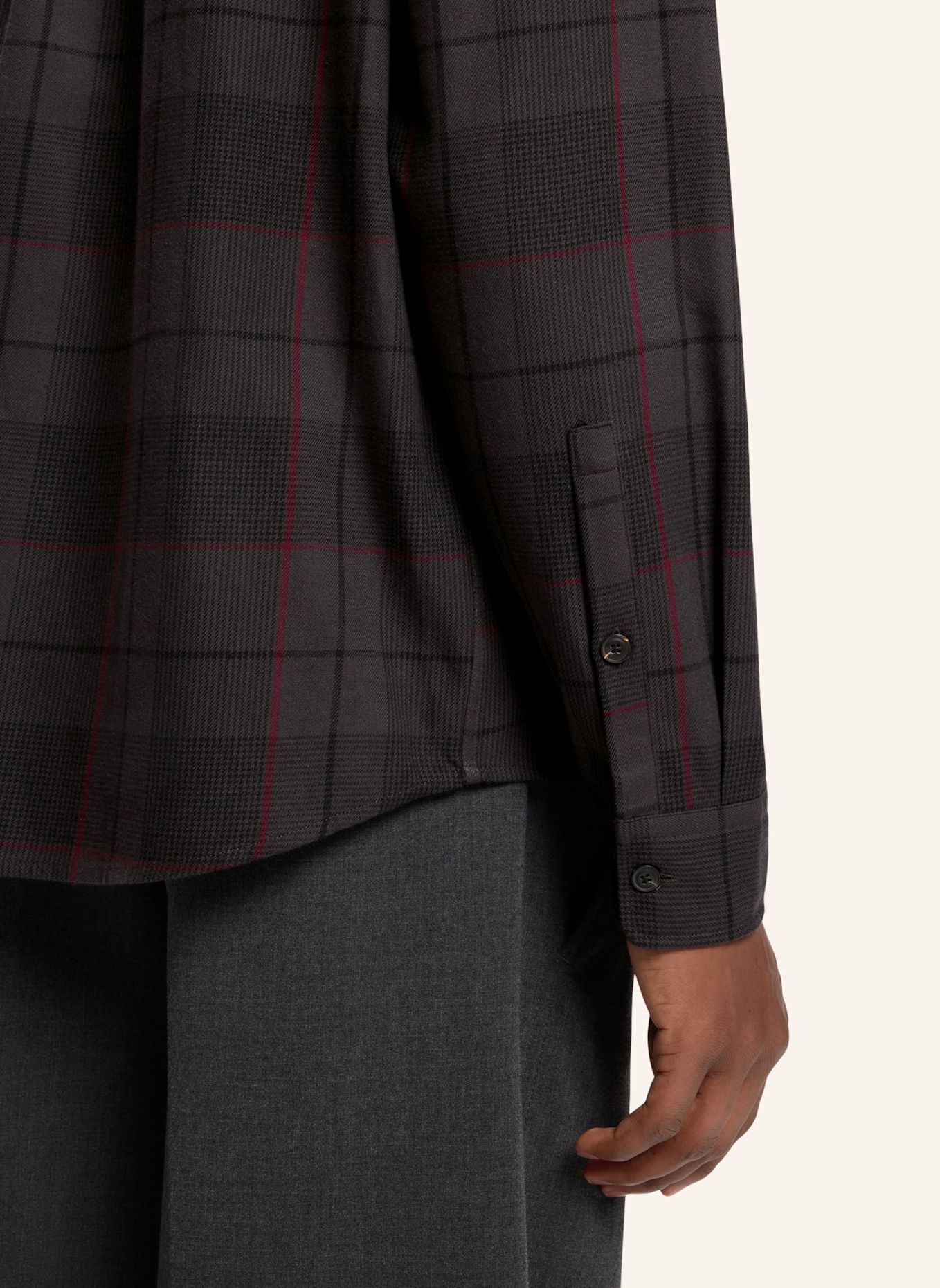 HUGO Hemd EGRIN Relaxed Fit: BRAUN