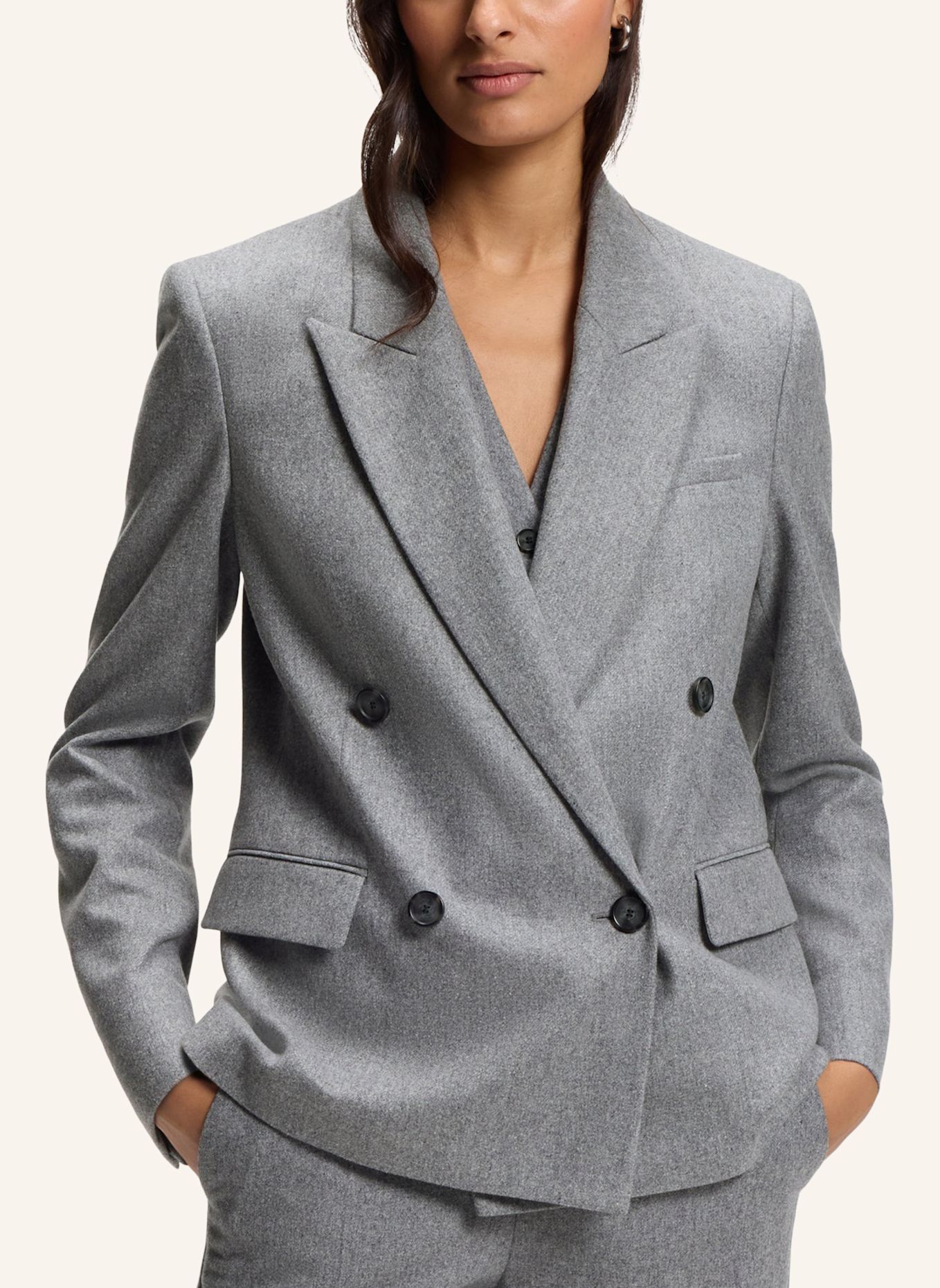 BOSS Blazer JALETO13 Regular Fit: GRAU