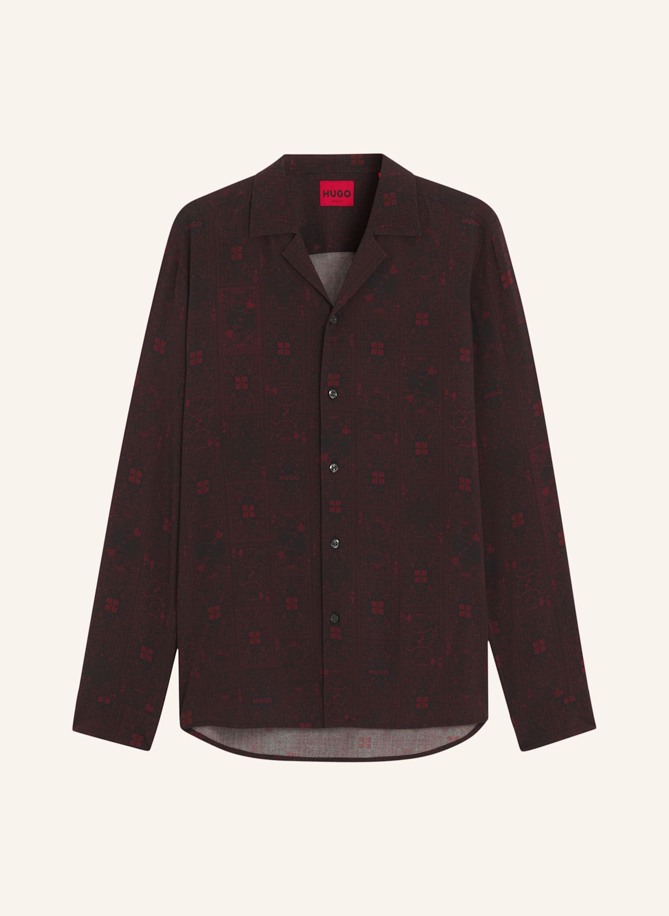 HUGO Hemd ELLO Relaxed Fit: PINK