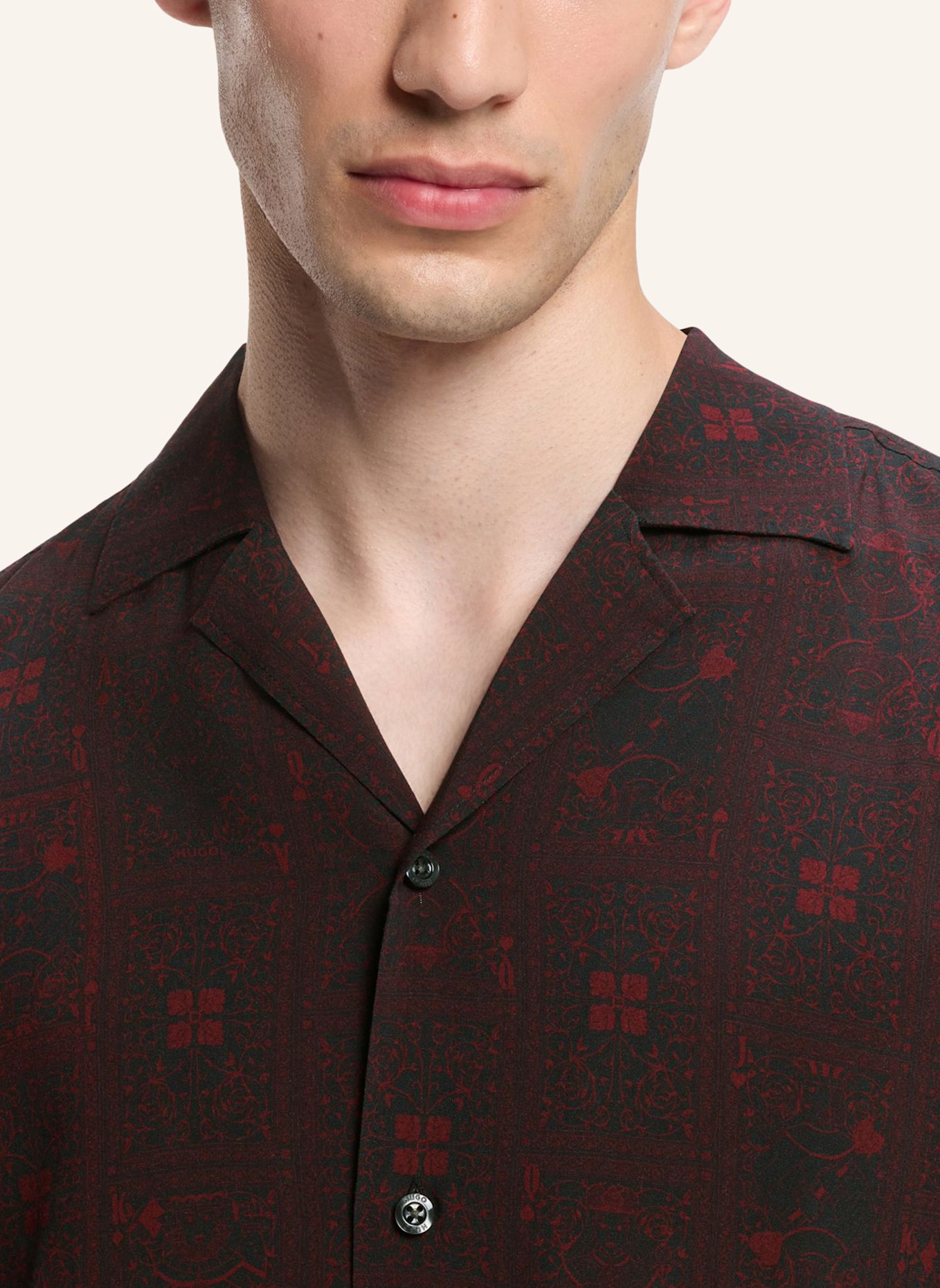 HUGO Hemd ELLO Relaxed Fit: PINK