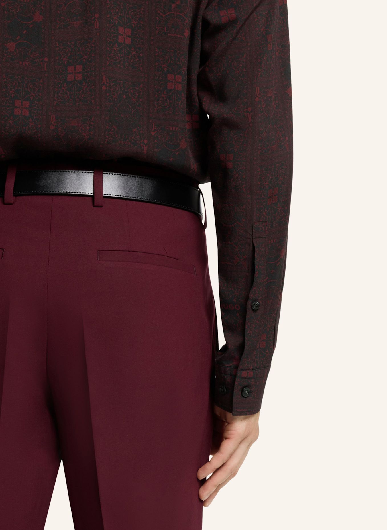HUGO Hemd ELLO Relaxed Fit: PINK