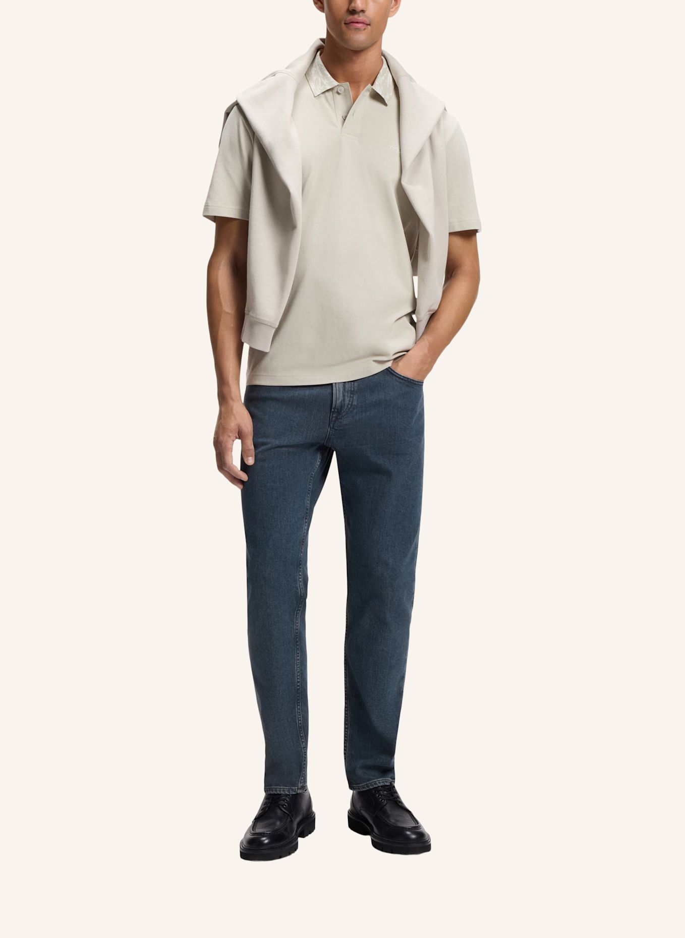 BOSS Jeans RE.MAINE BO Regular Fit: DUNKELBLAU