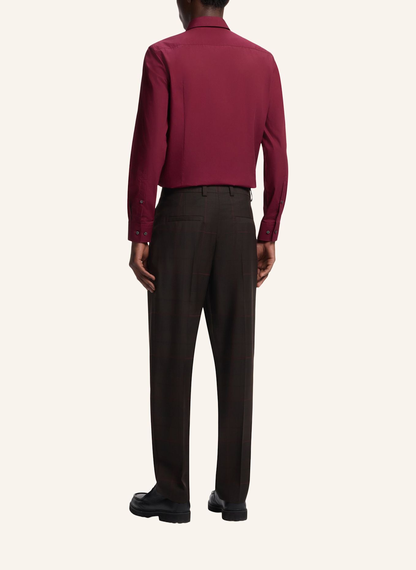 HUGO Businesshose GATUR264 Slim Fit: BRAUN