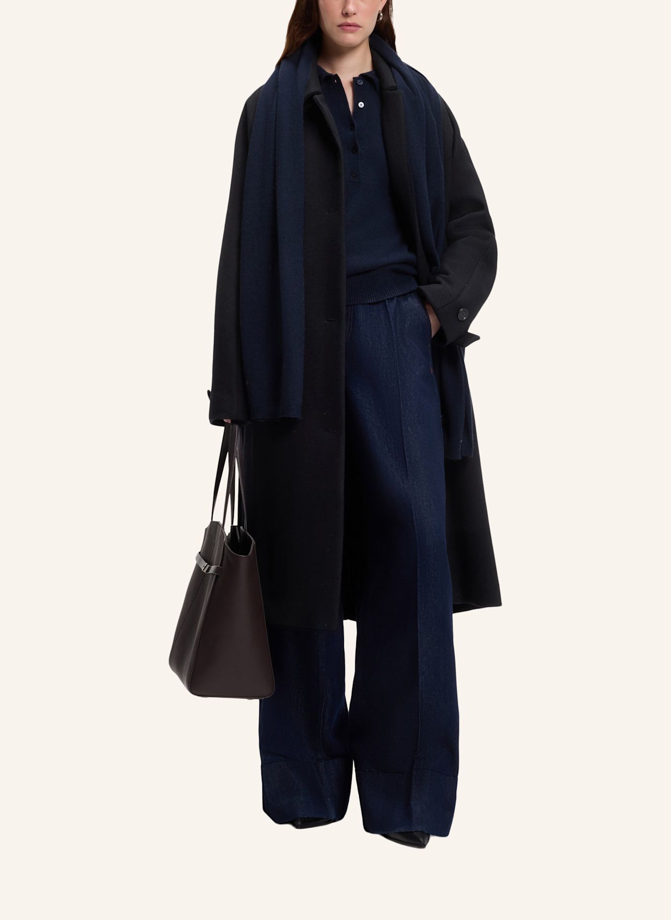 BOSS Mantel CANTONY Relaxed Fit: BLAU