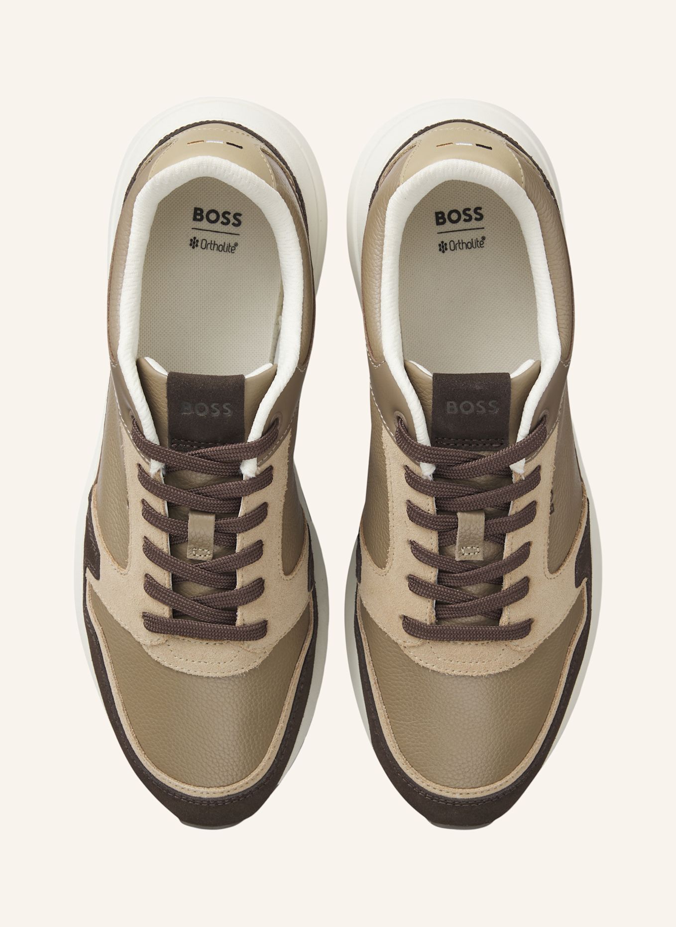 BOSS Sneaker VINSTON_RUNN_SDTBPL: BRAUN