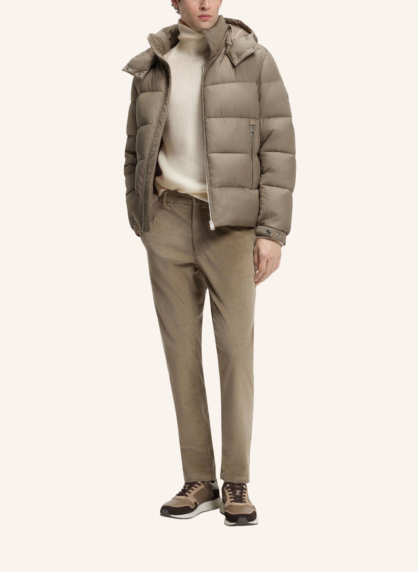 BOSS Sneaker VINSTON_RUNN_SDTBPL: BRAUN