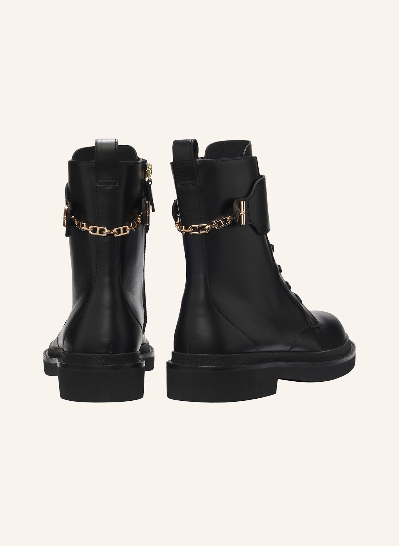 BOSS Flacher Schuh ELERI_LUBOOTIE_LTZPT: SCHWARZ