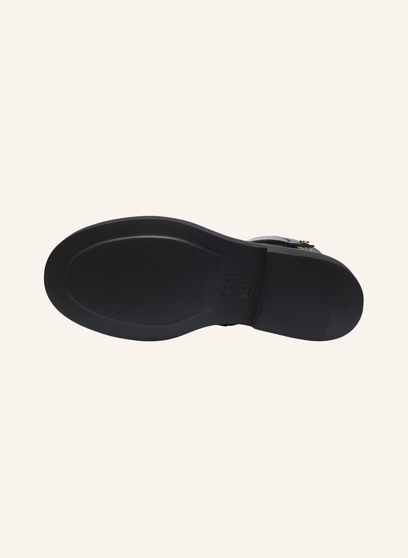 BOSS Flacher Schuh ELERI_LUBOOTIE_LTZPT: SCHWARZ