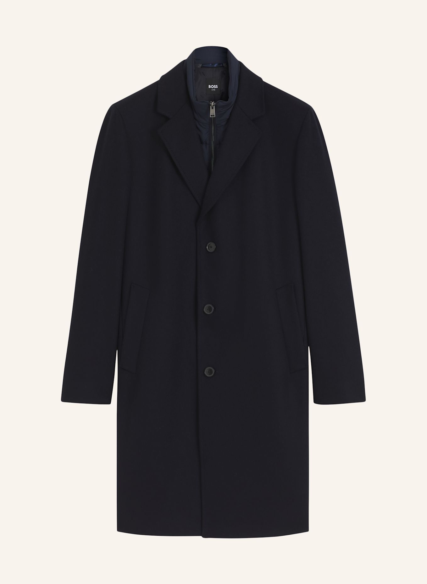 BOSS Mantel H-JARED-BIB-264 Regular Fit: DUNKELBLAU