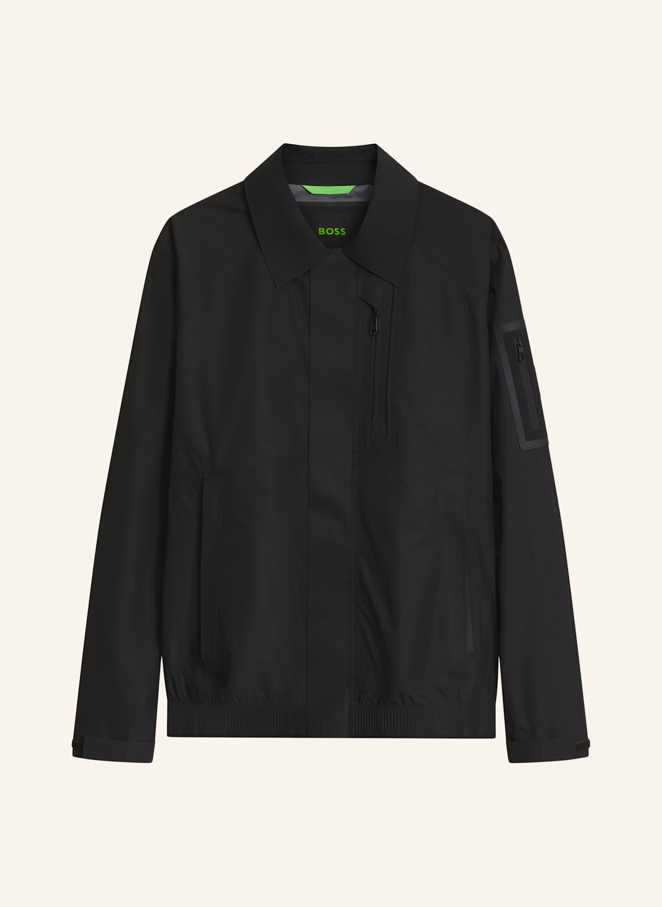 BOSS Jacke OW_VISIT COACH JT Regular Fit: SCHWARZ