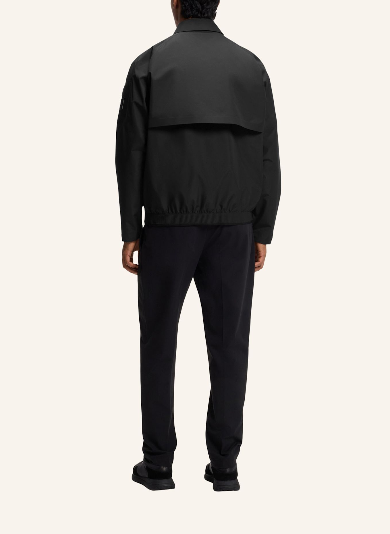 BOSS Jacke OW_VISIT COACH JT Regular Fit: SCHWARZ