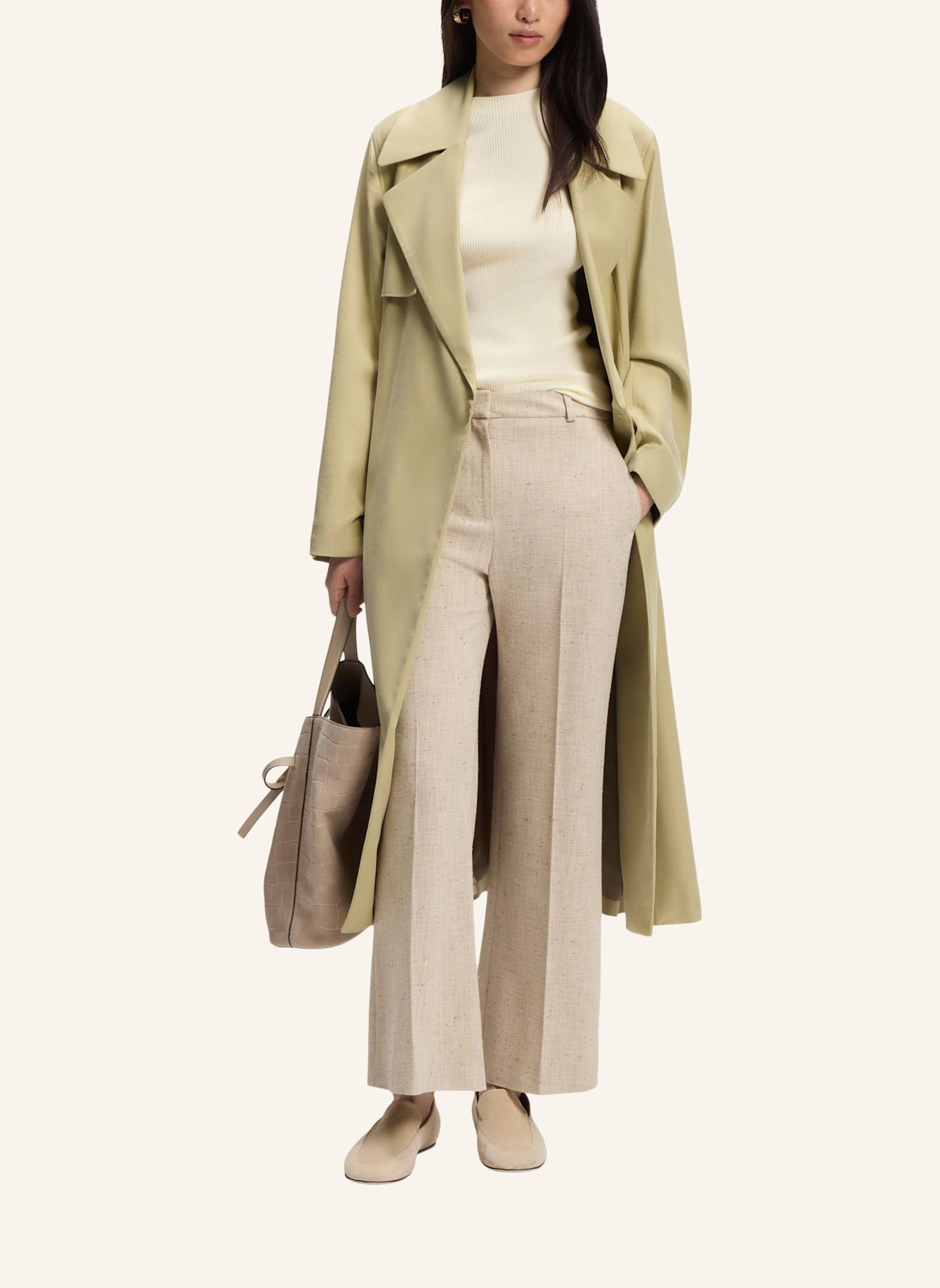 BOSS Mantel CALISSYA Regular Fit: KHAKI