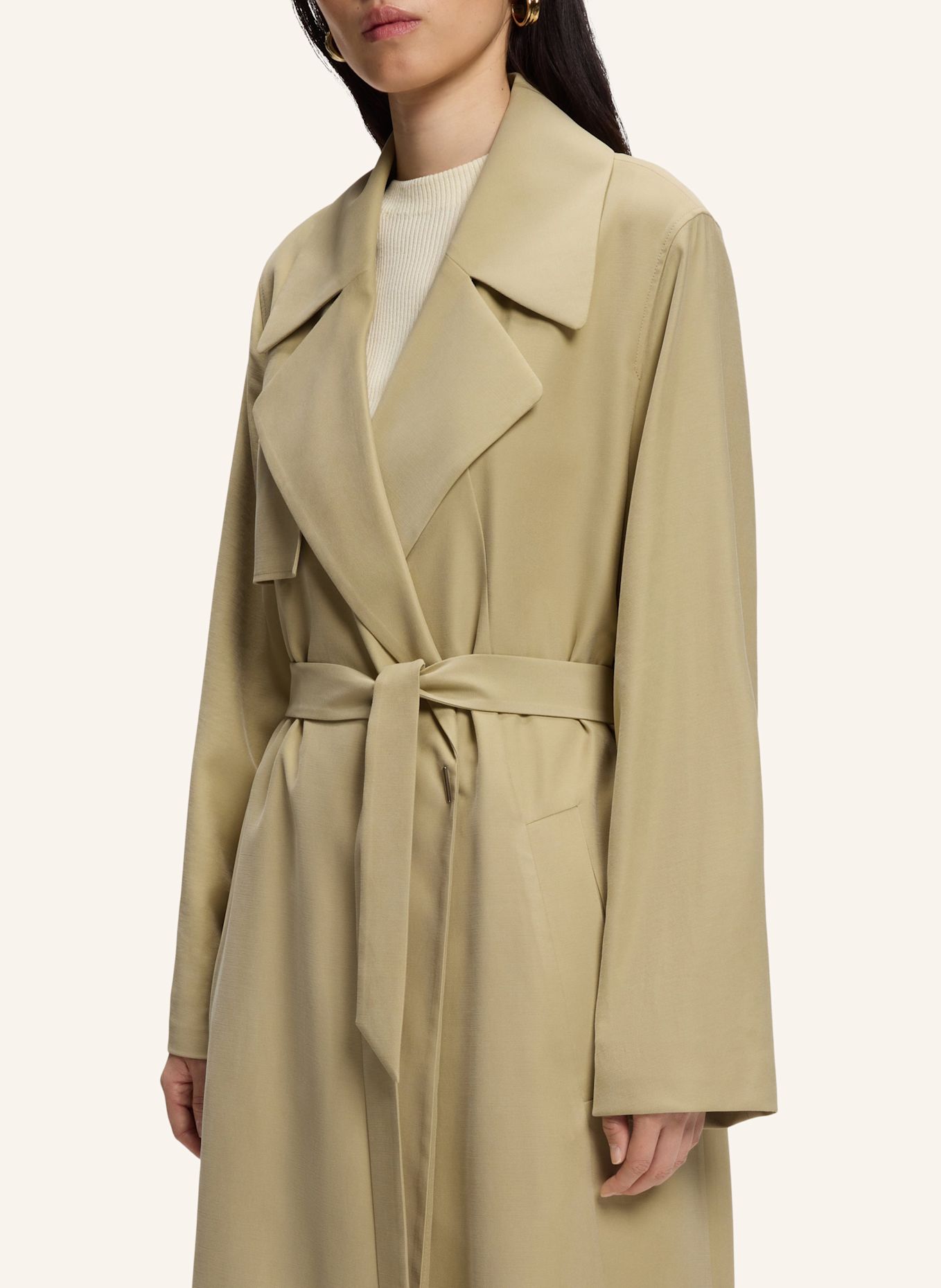 BOSS Mantel CALISSYA Regular Fit: KHAKI