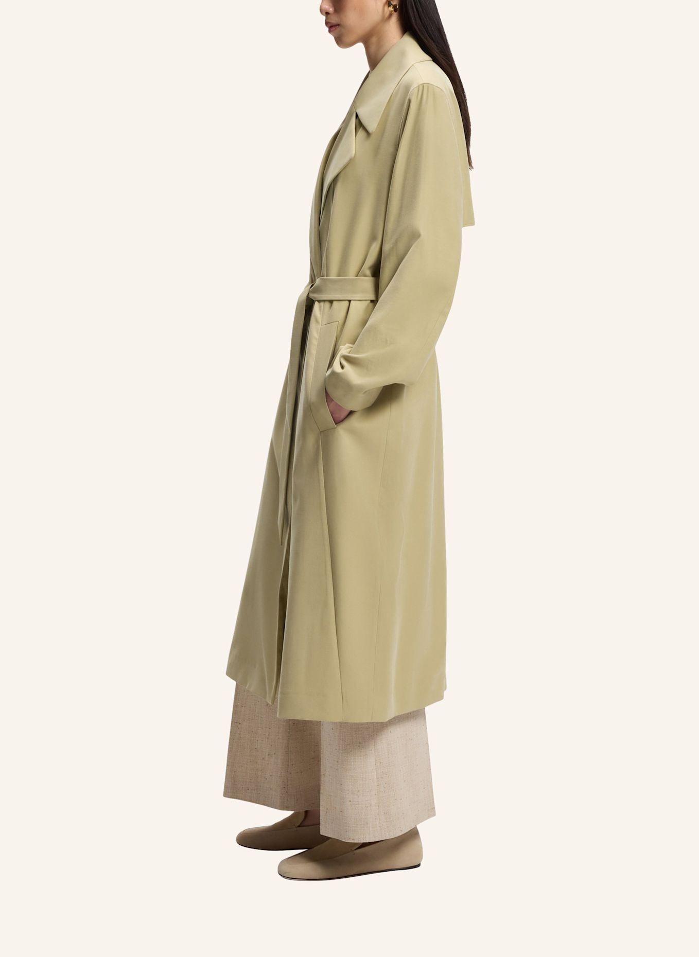 BOSS Mantel CALISSYA Regular Fit: KHAKI