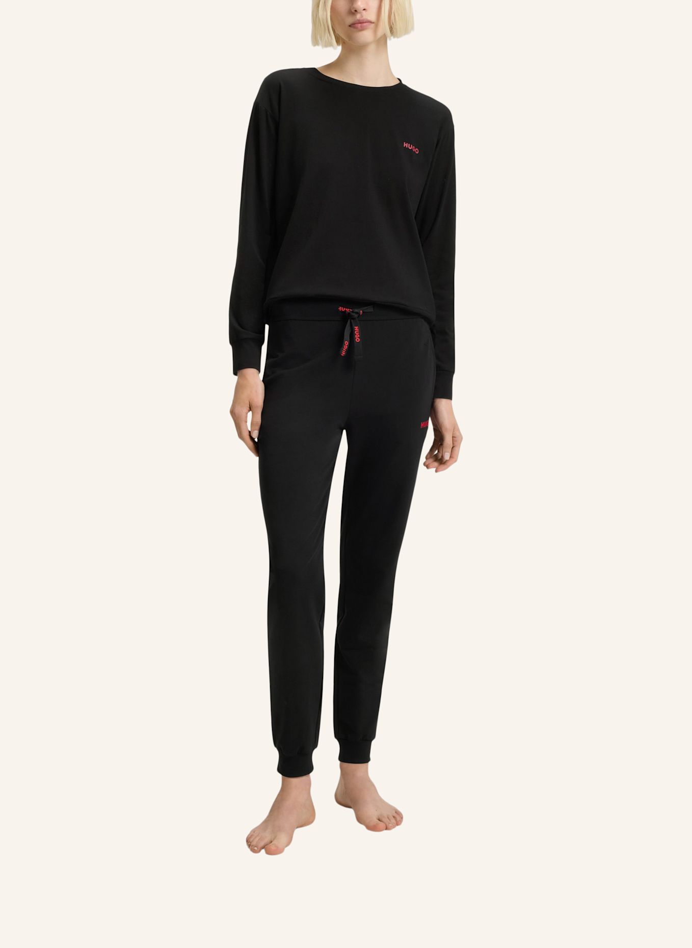 HUGO Loungewear Unterteil HUGO ID_PANT: SCHWARZ