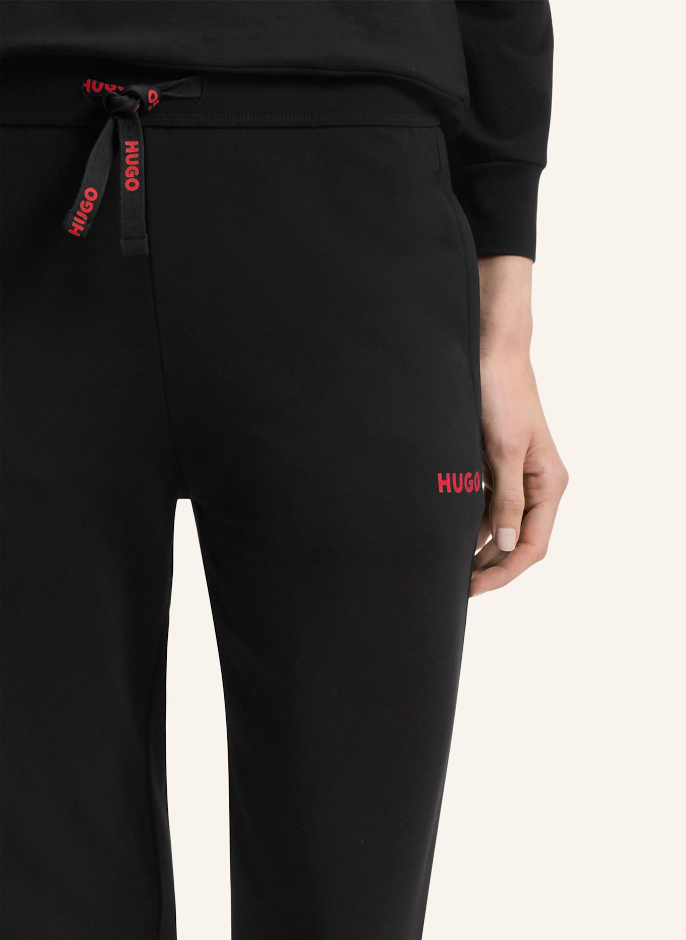 HUGO Loungewear Unterteil HUGO ID_PANT: SCHWARZ