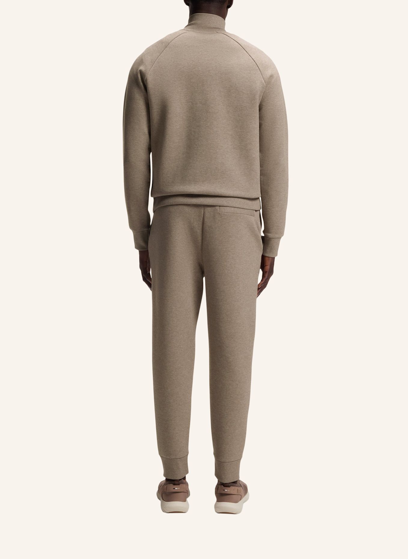 BOSS Sweatshirt SWEAT Regular Fit: HELLBRAUN