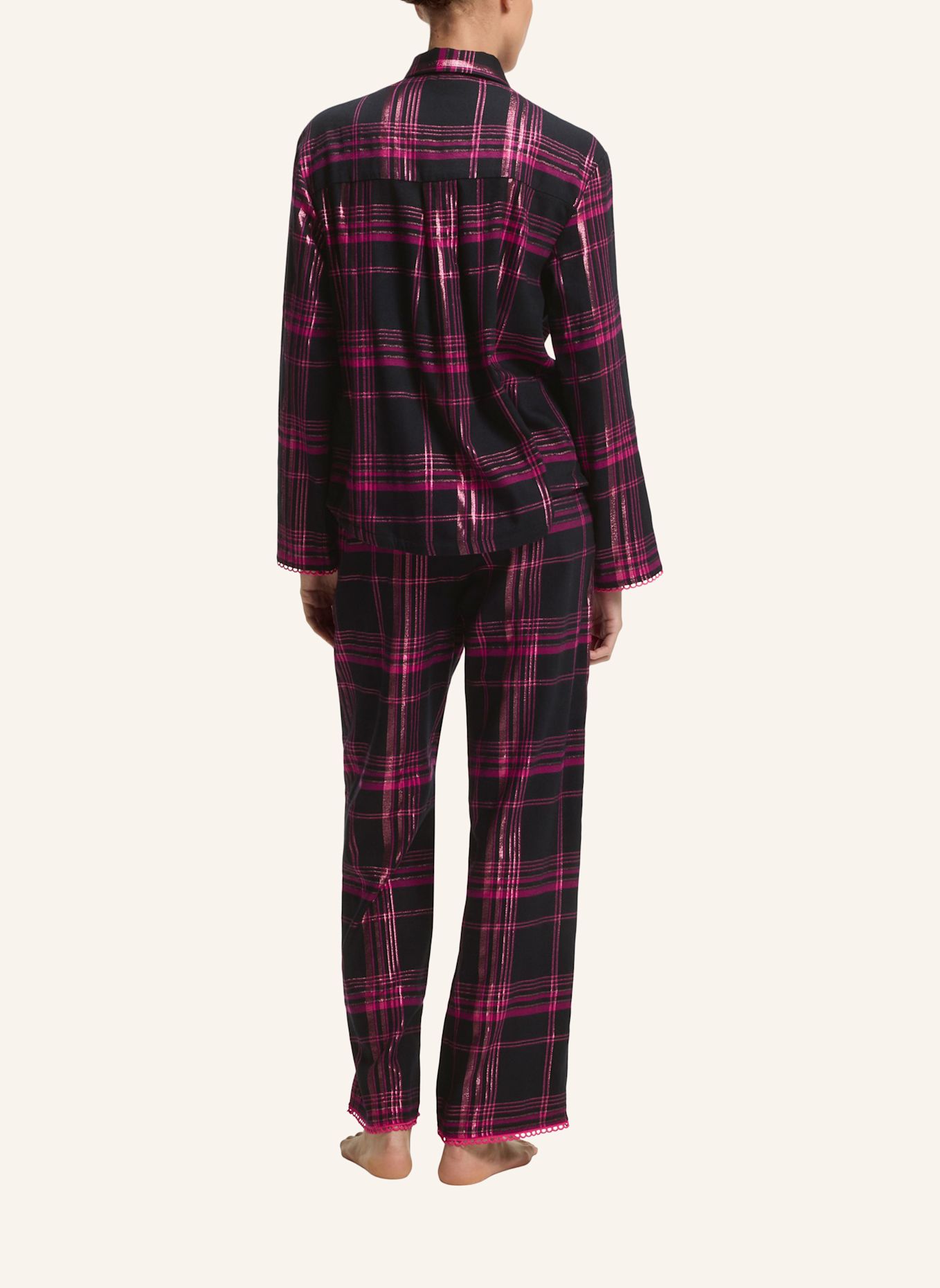 HUGO Pyjama-Set FLANNEL GIFT-SET Regular Fit: PINK
