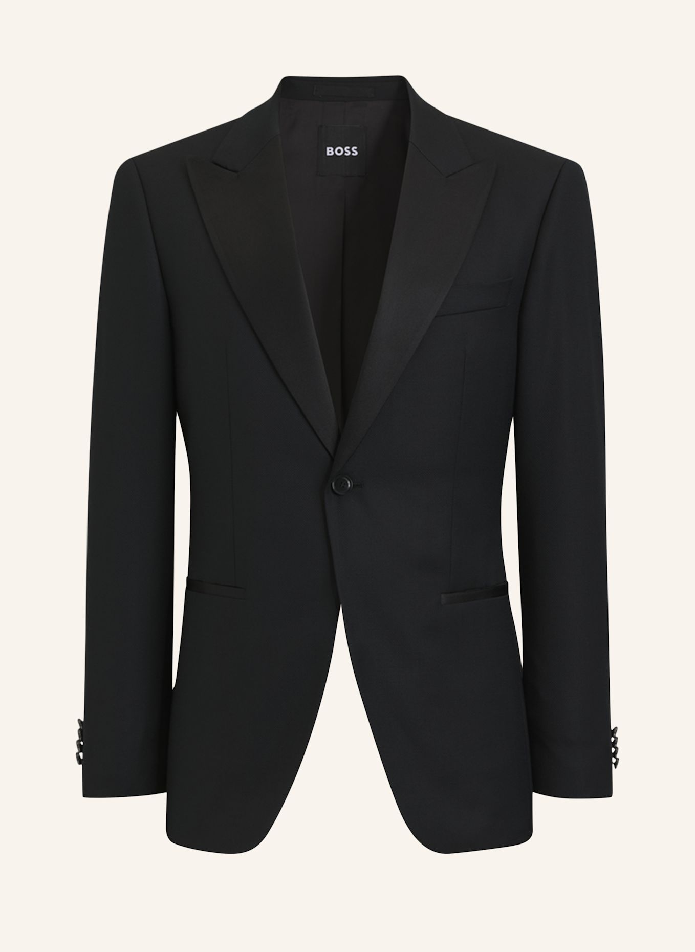 BOSS Anzug H-HUGE-2PCS-TUX-264 Slim Fit: SCHWARZ