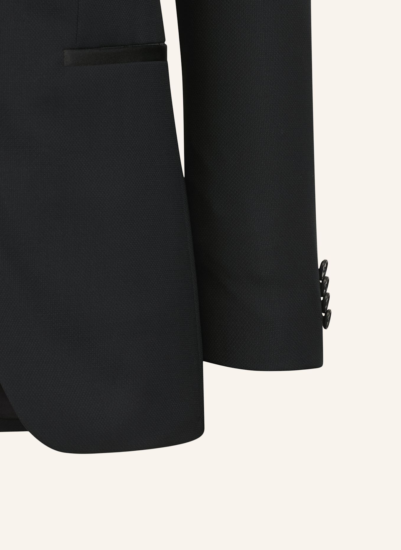 BOSS Anzug H-HUGE-2PCS-TUX-264 Slim Fit: SCHWARZ
