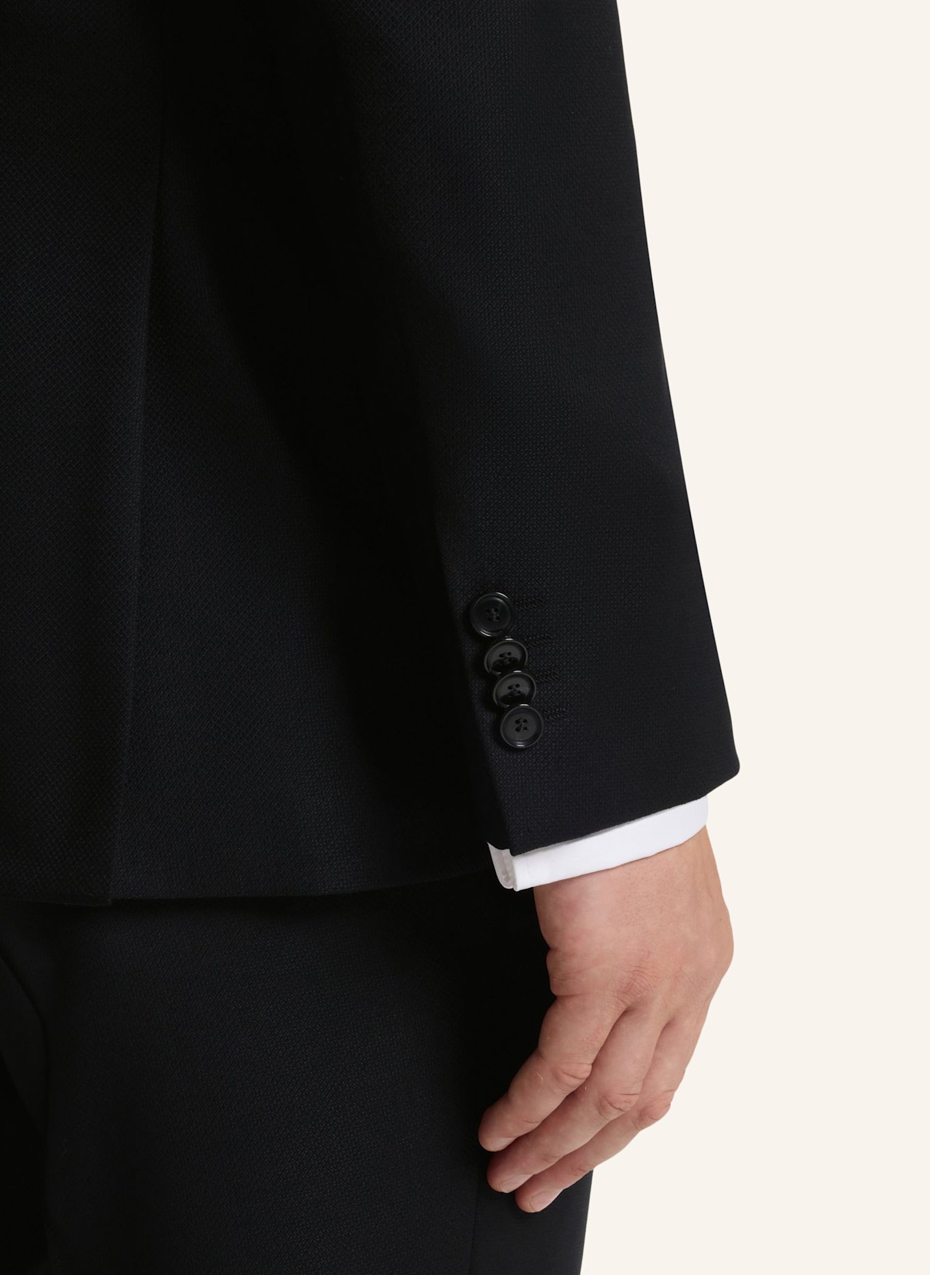 BOSS Anzug H-HUGE-2PCS-TUX-264 Slim Fit: SCHWARZ
