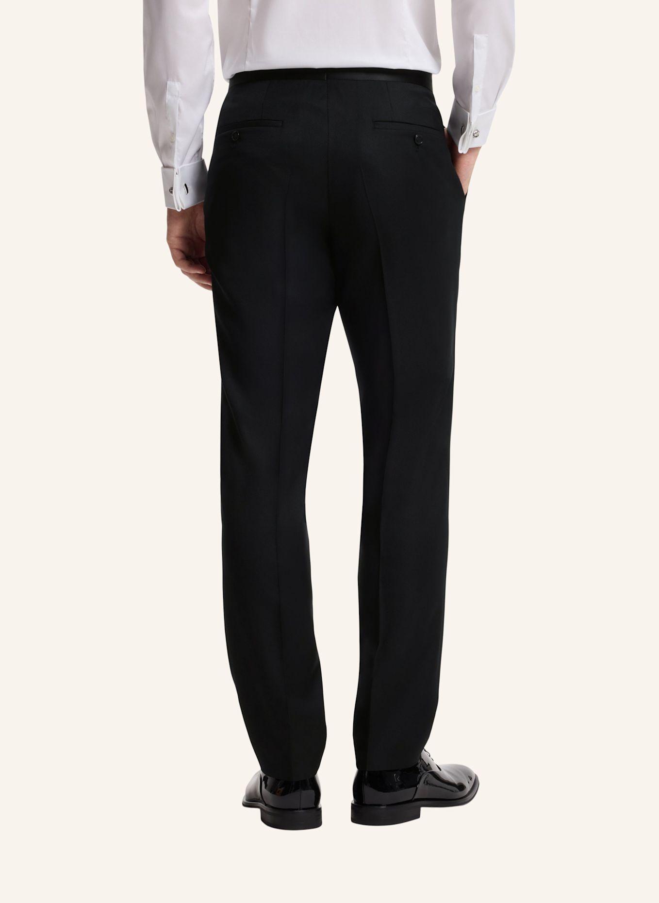 BOSS Anzug H-HUGE-2PCS-TUX-264 Slim Fit: SCHWARZ