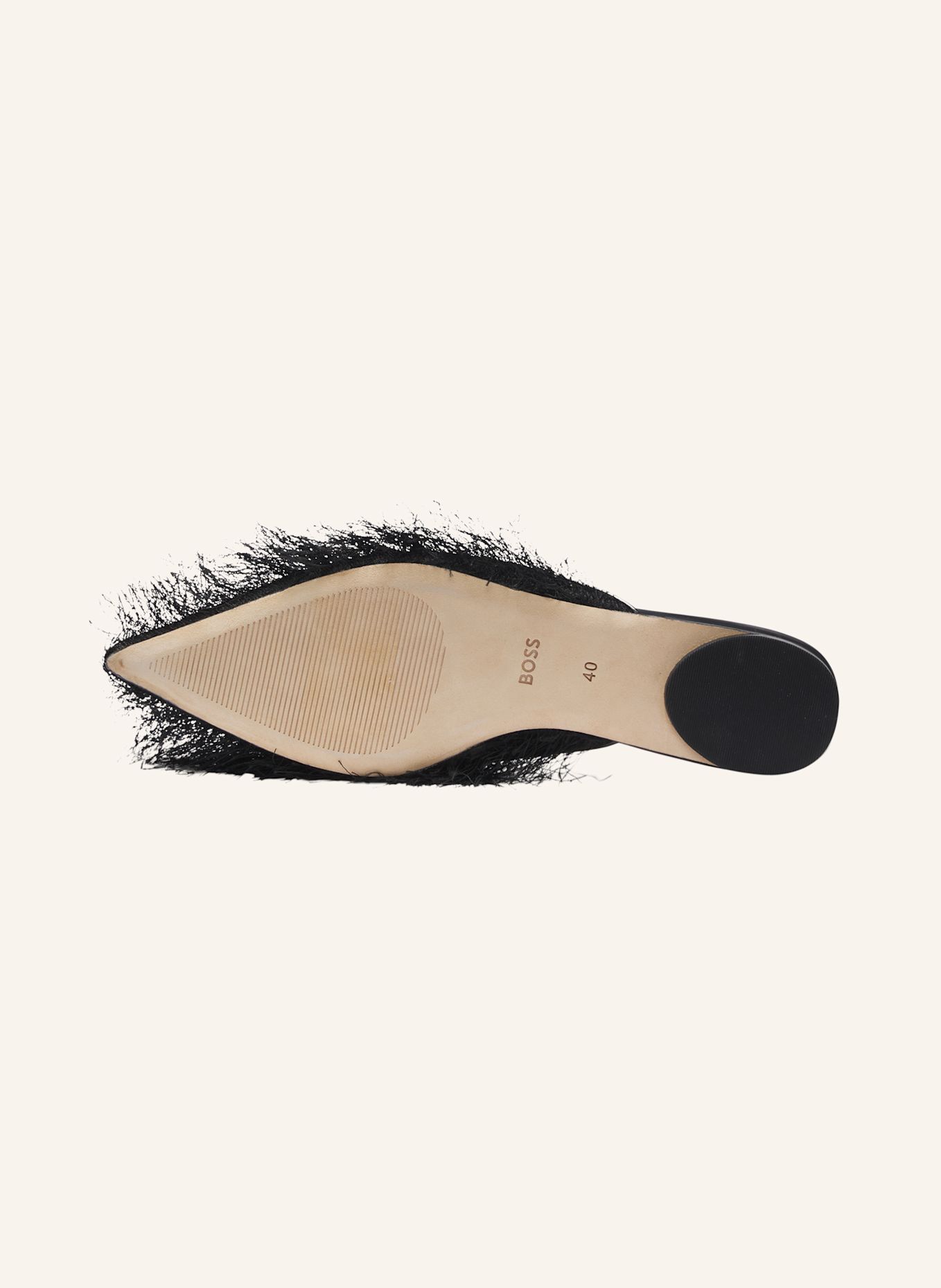 BOSS Sandalen MIAH_BALLMU_FTHN: SCHWARZ