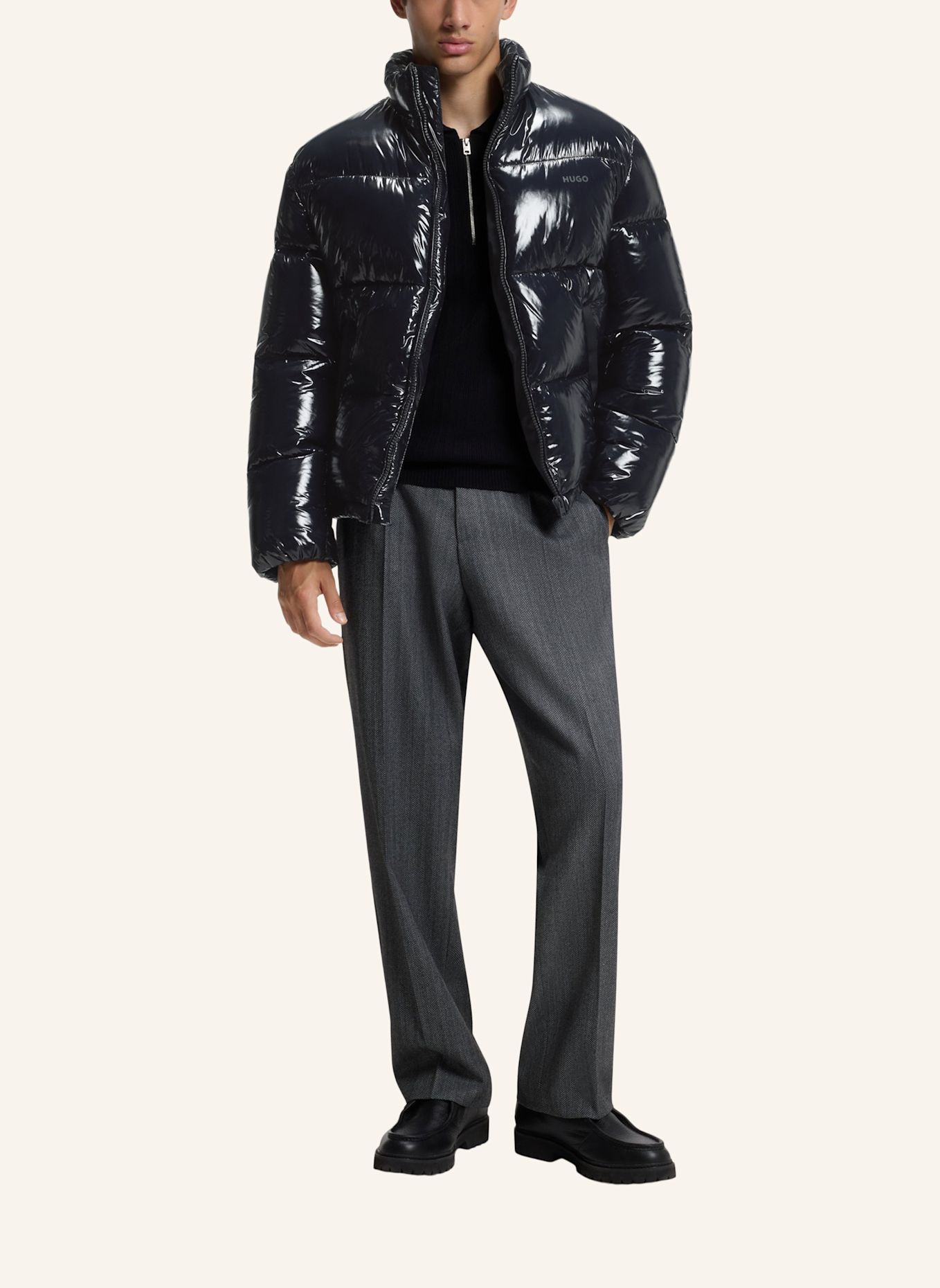 HUGO Jacke BALTOS2641 Regular Fit: DUNKELBLAU
